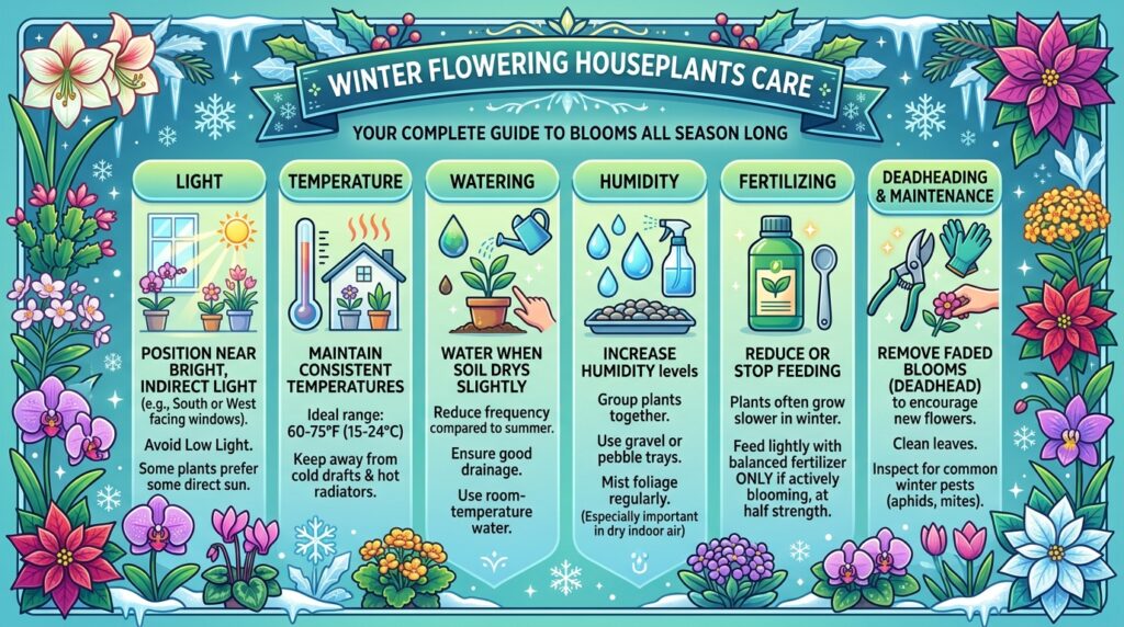 Winter Flowering Houseplants Care: Your Complete Guide to Blooms All Season Long