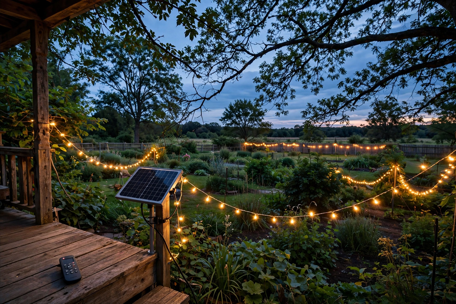 Best with a remote: solar lights with timer and dimming modes