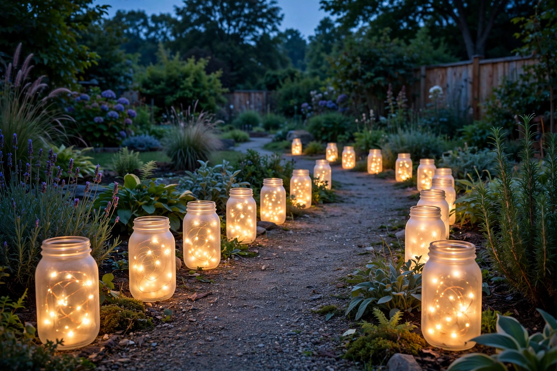 Mason Jar Firefly Lanterns