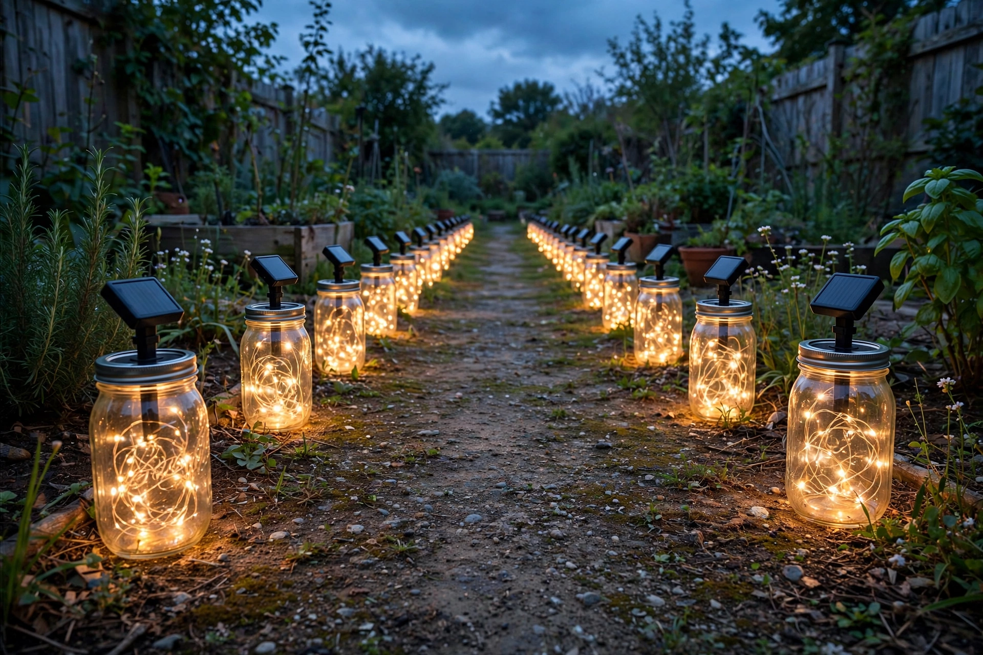 Solar Stake and Jar Path Markers