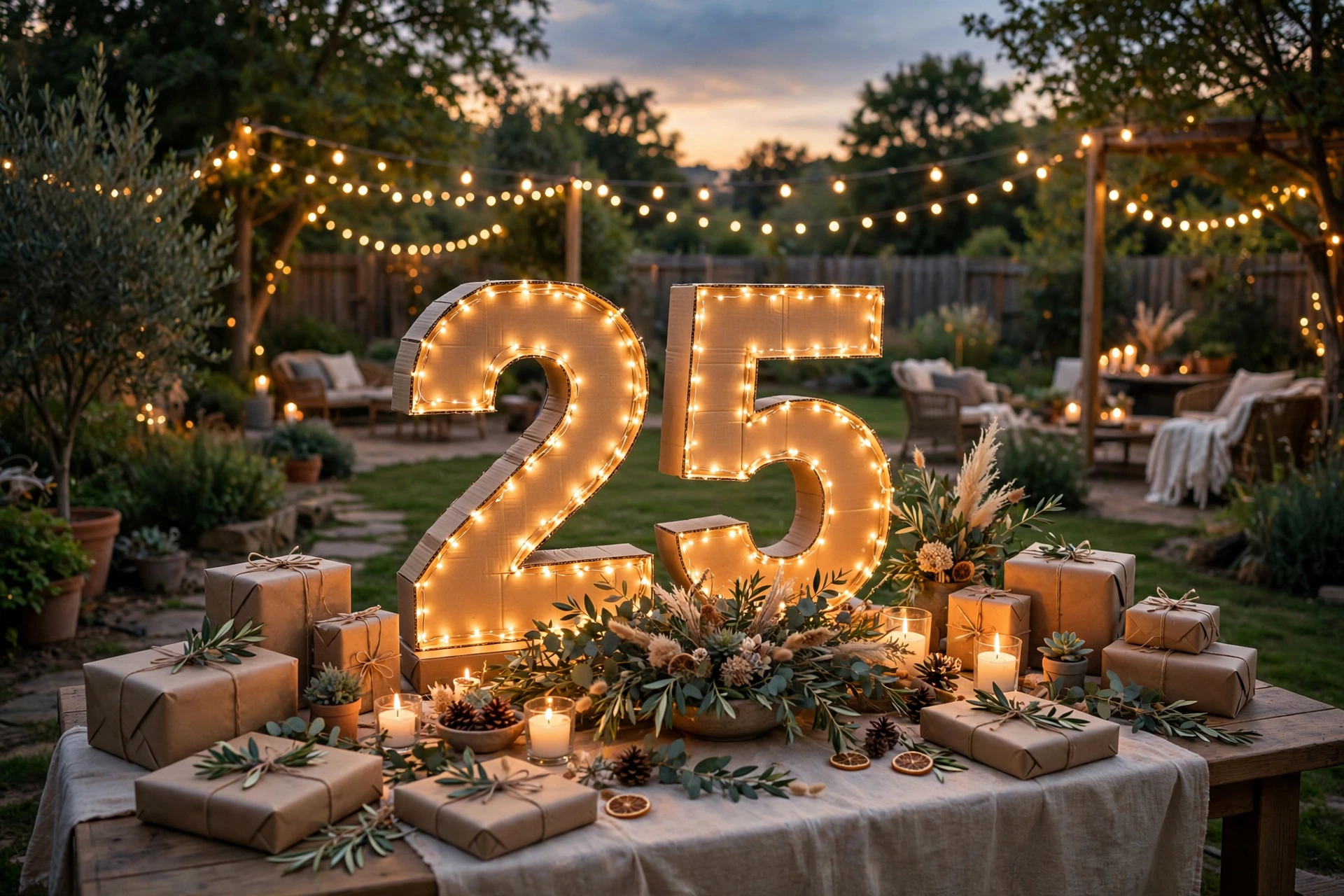 Age Number Marquee in Lights