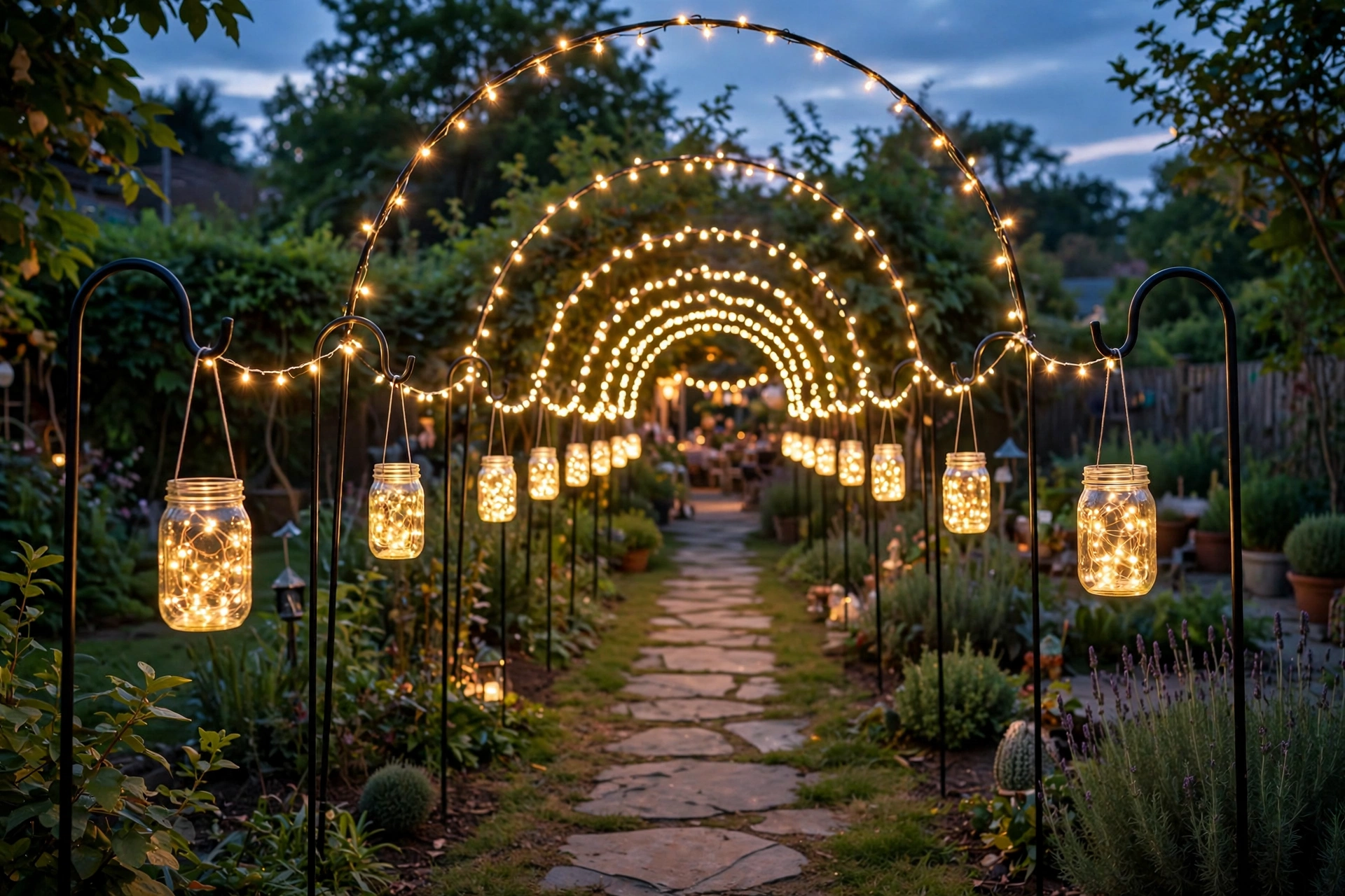 Pathway Light Tunnel Entrance