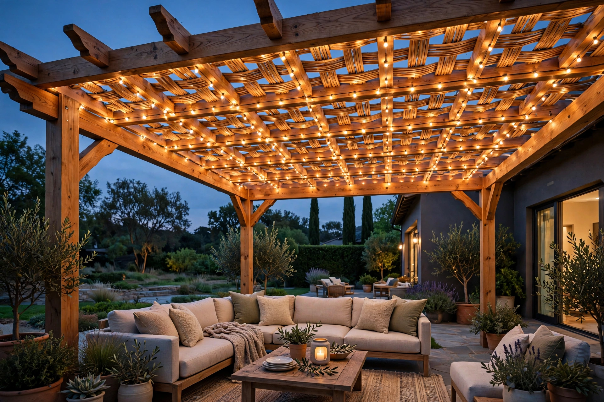 Pergola Beam Weave