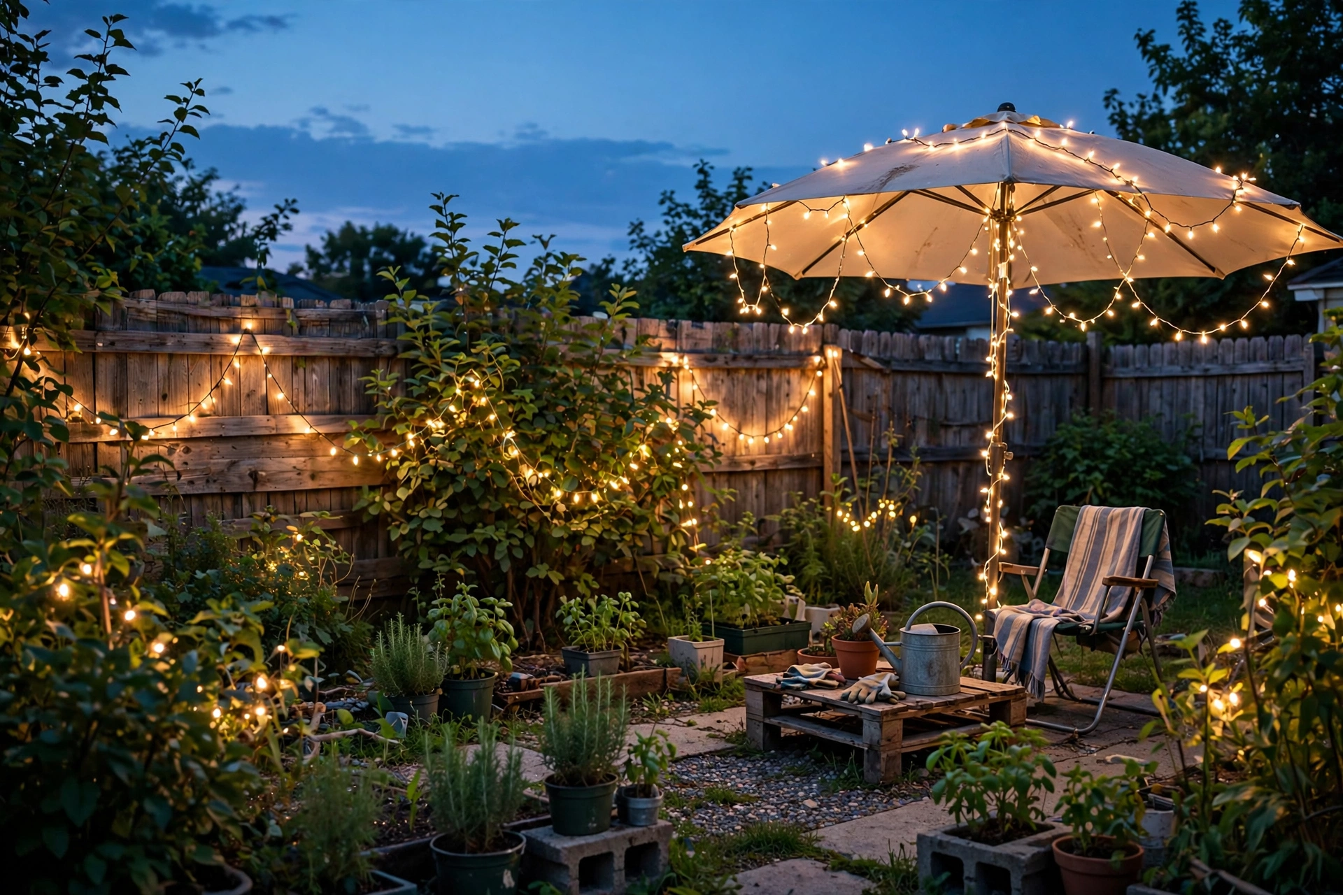 Repurpose last year's Christmas lights (free)