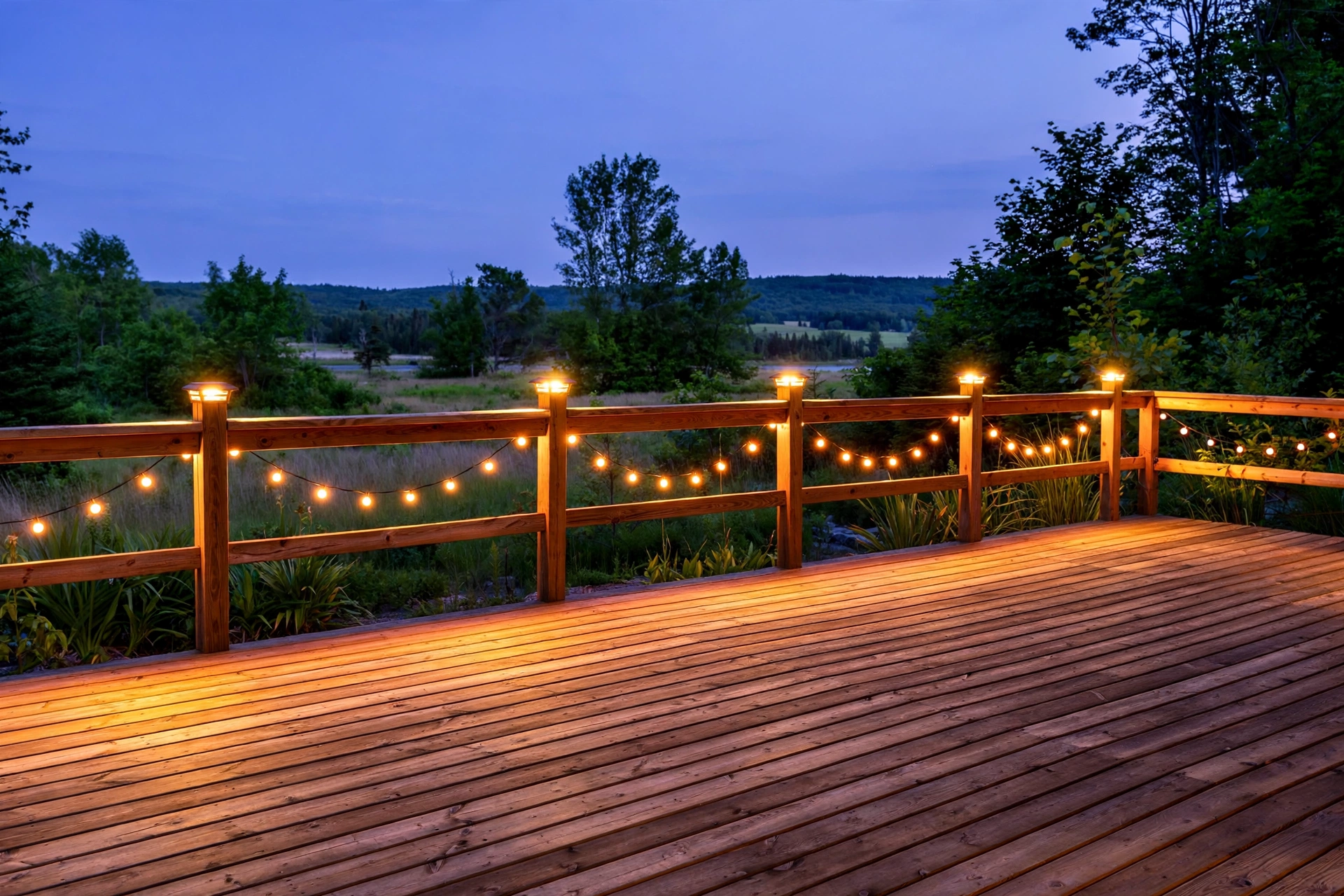 Post Cap Lights Plus String Combo