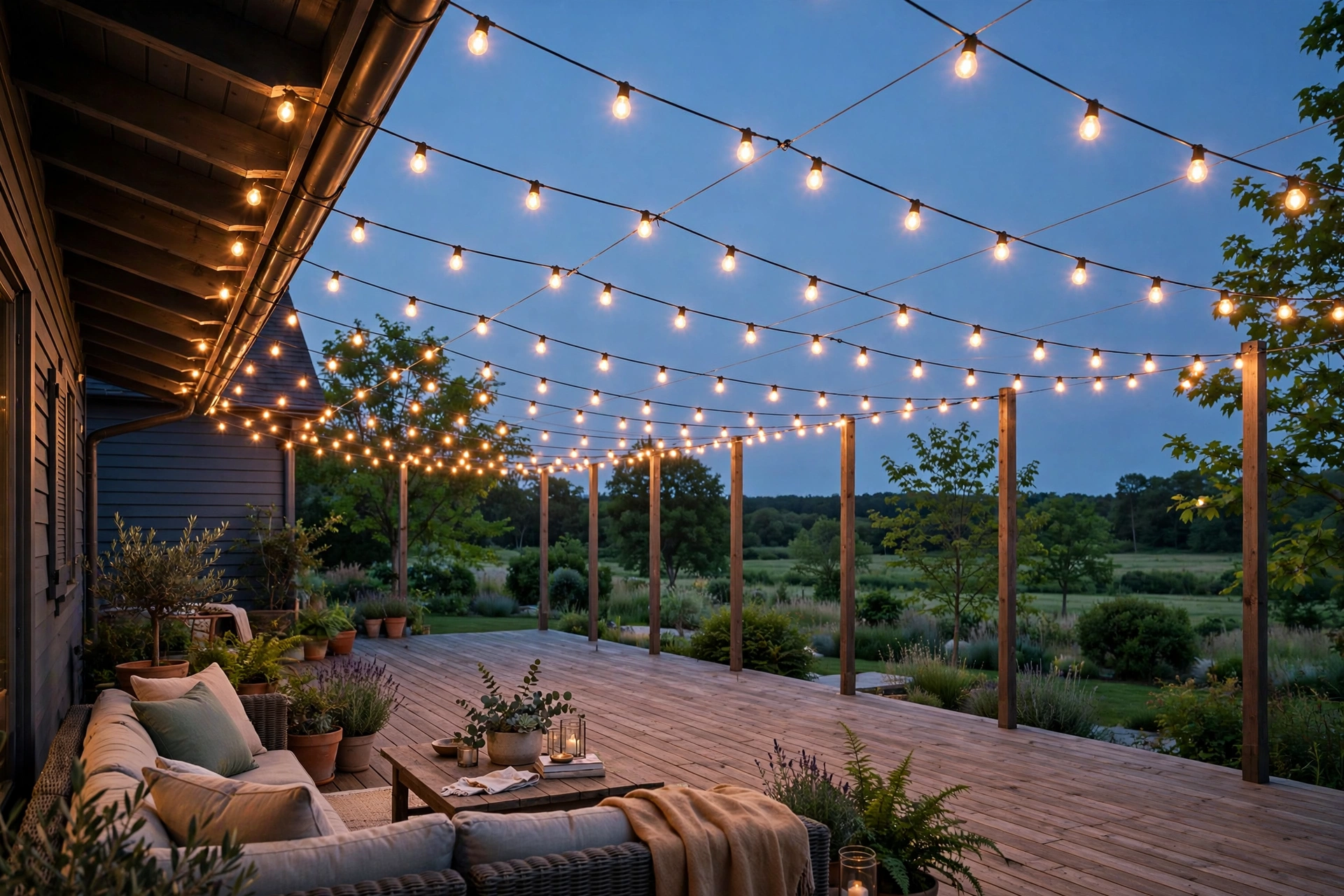 Overhead Zigzag Canopy