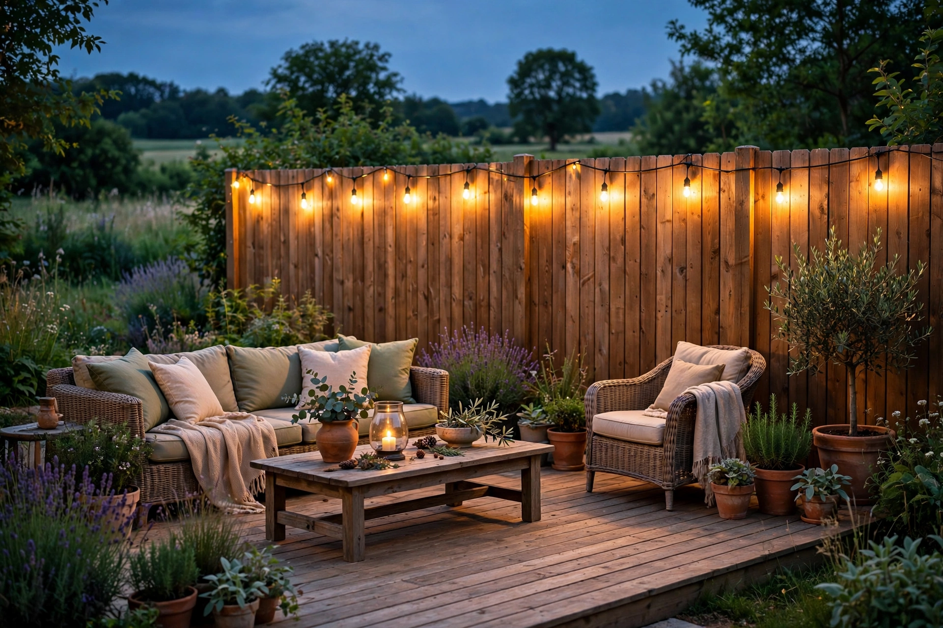 Privacy Fence Backlight