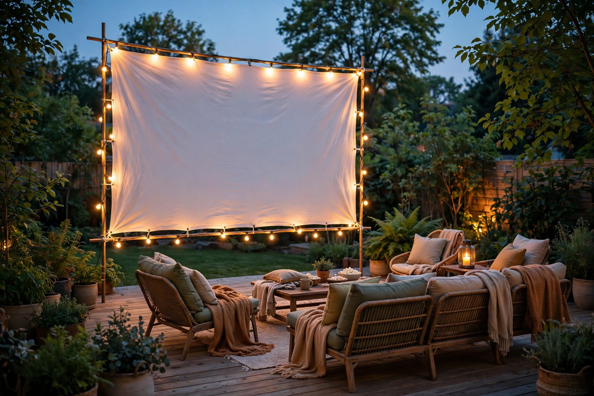 Outdoor Movie Night Border