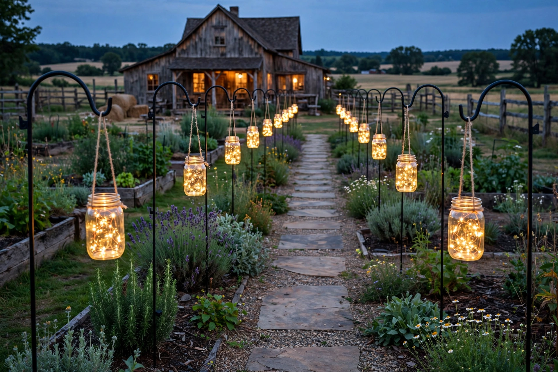 Mason Jar Lantern Hooks