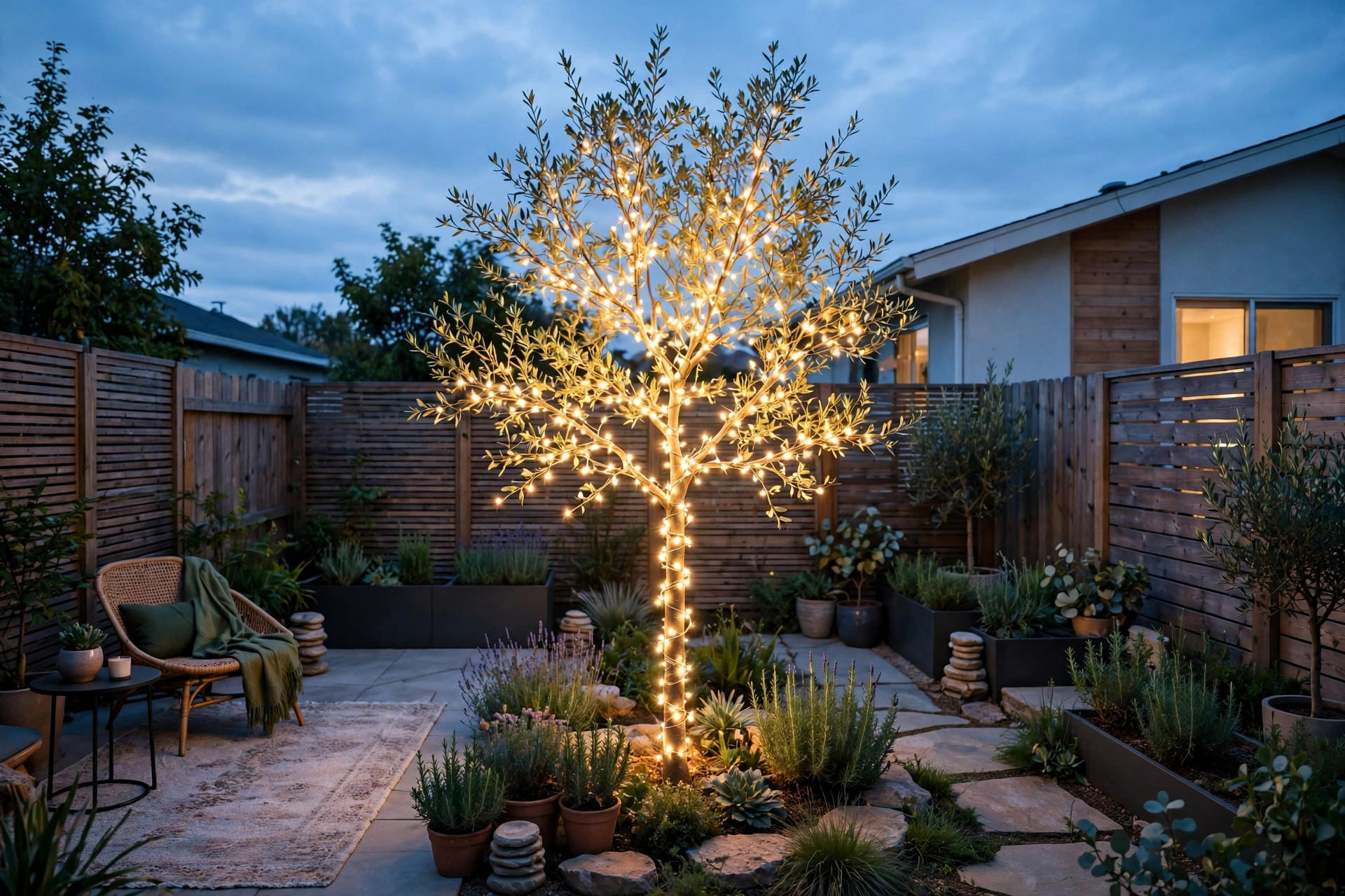 Wrap one small tree or large shrub