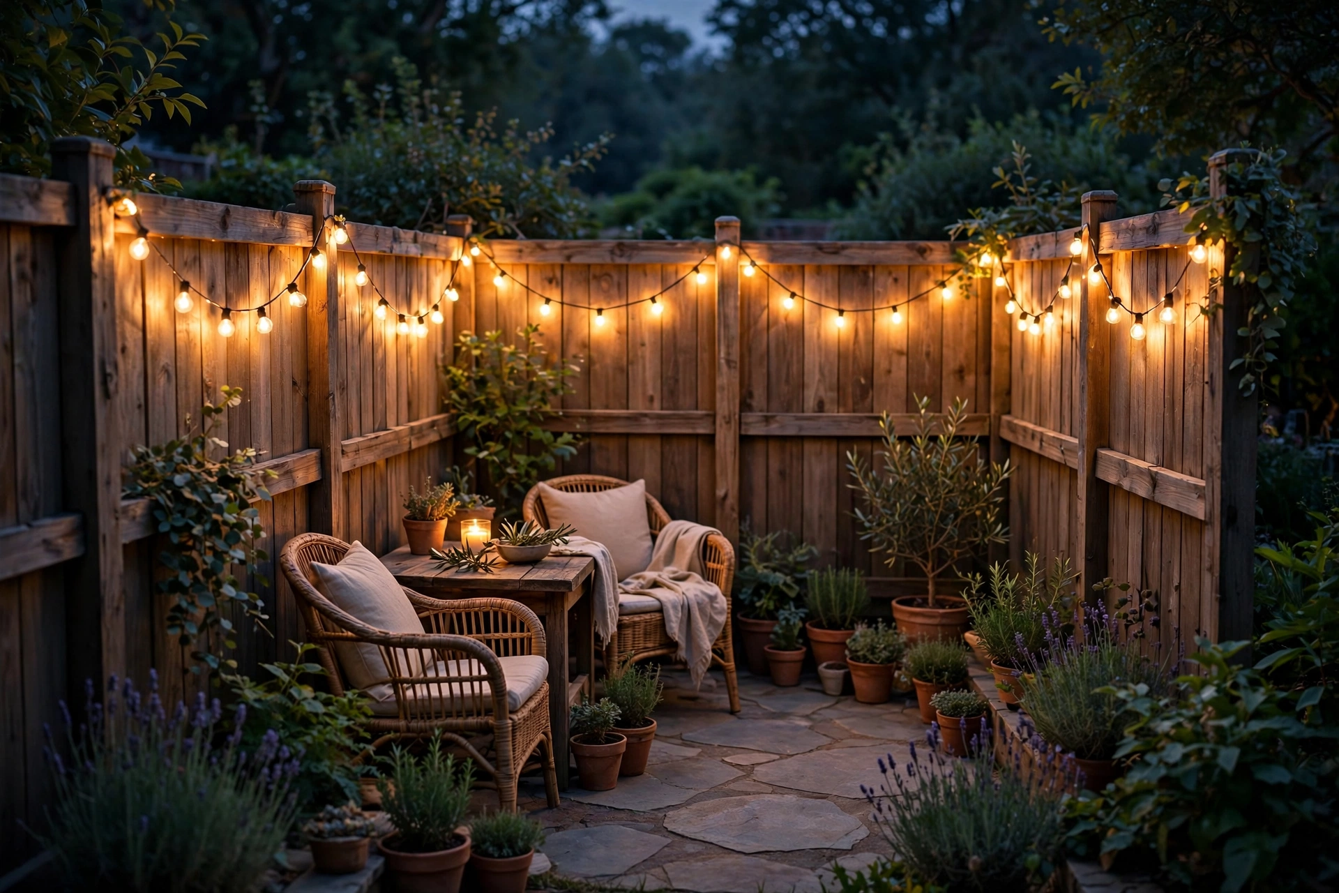 Fence-Mounted Swags