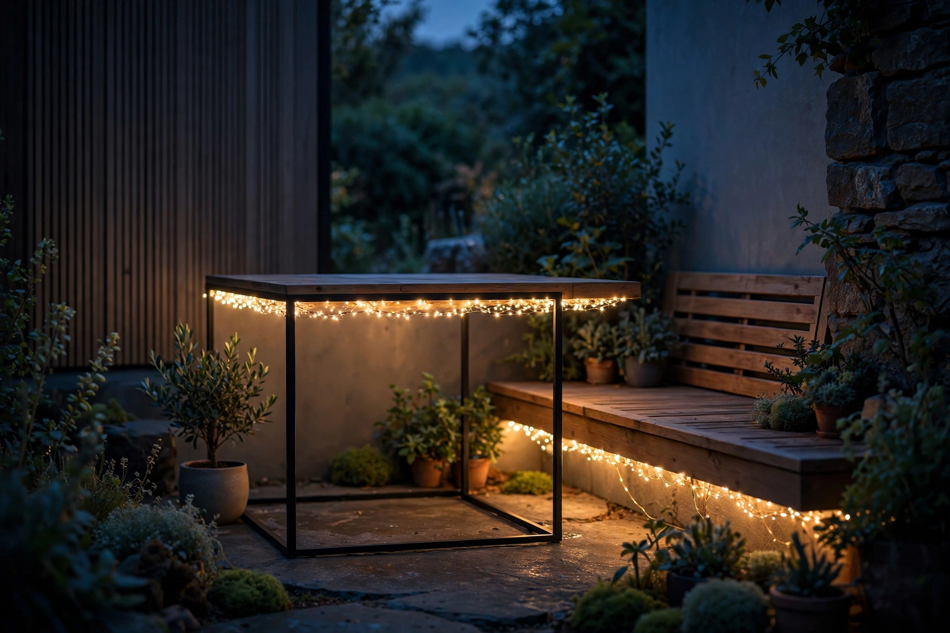 Under-Table or Under-Bench Glow
