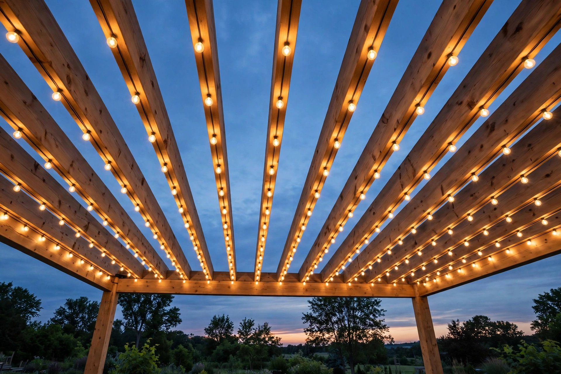 Edison Bulb Rafters