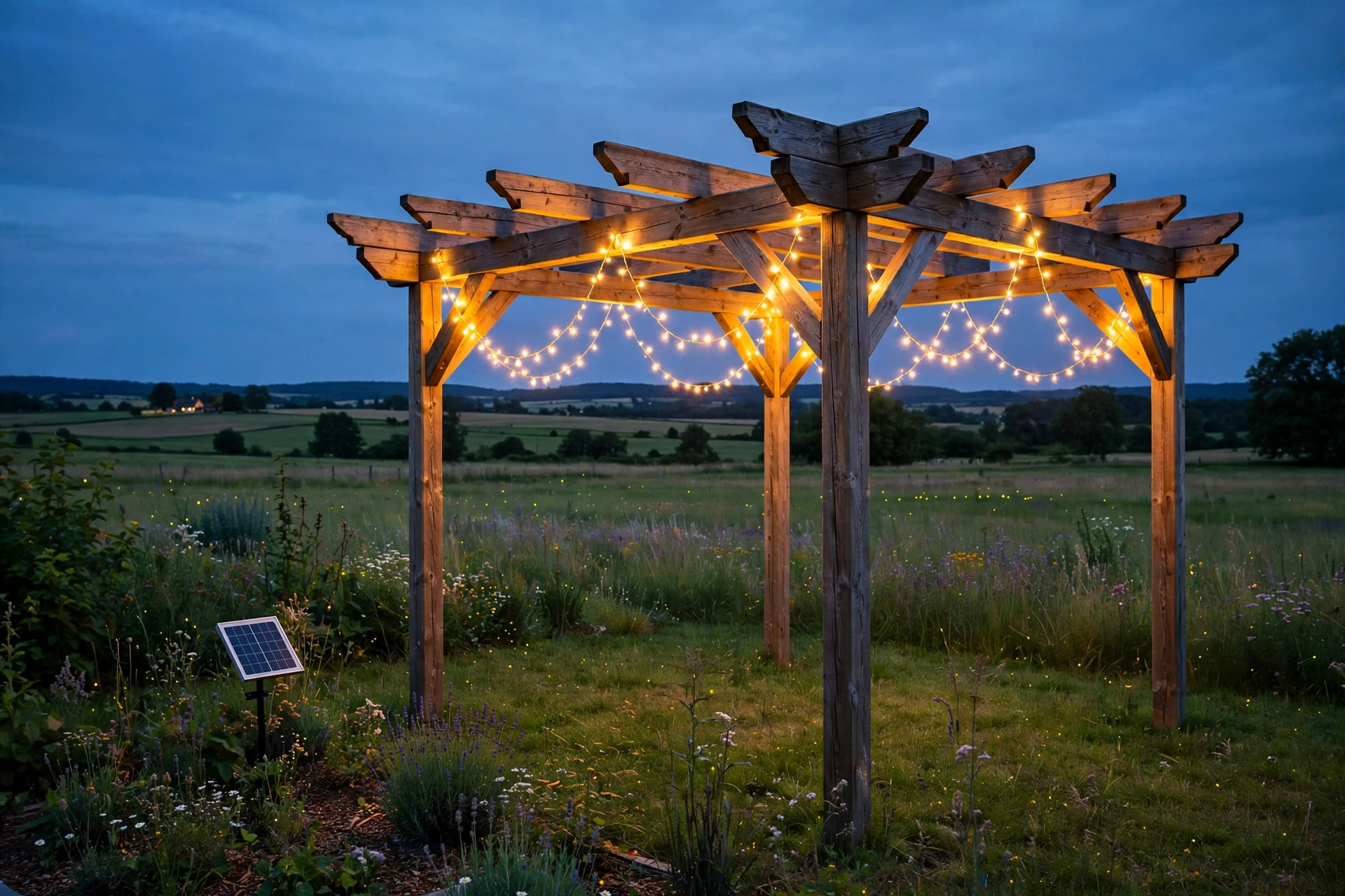 Solar Fairy Light Swags