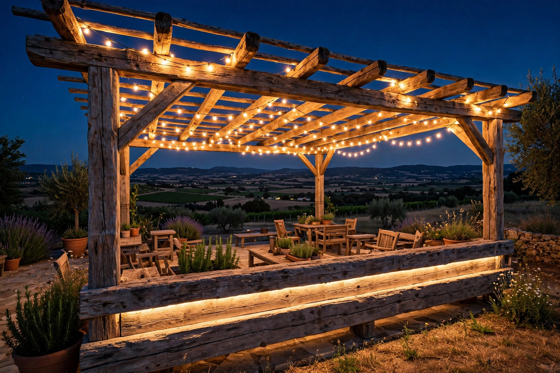 Rustic Rope Light Accent