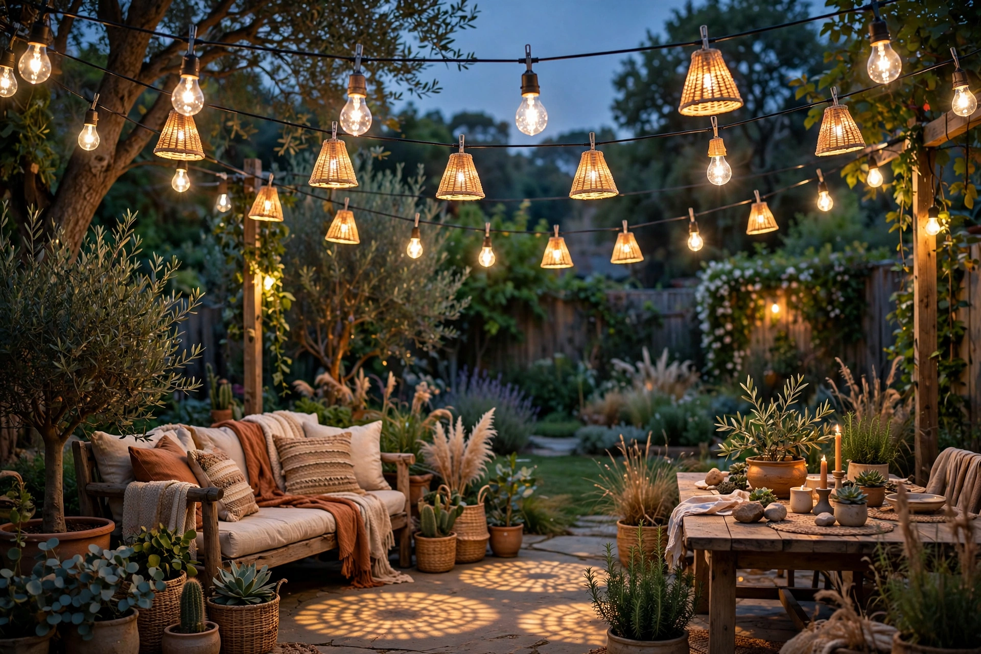 Rattan Pendant Shades