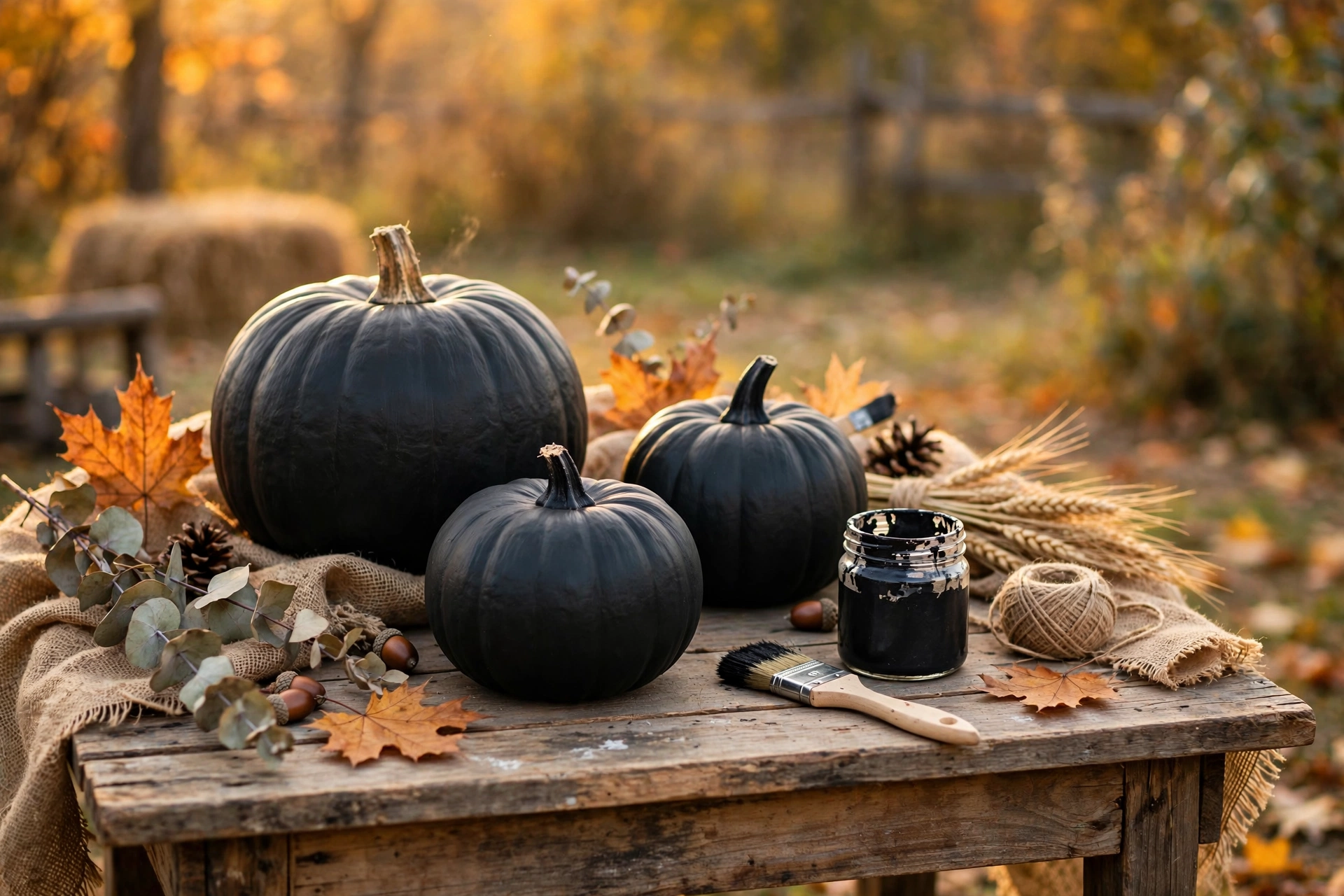 Chalkboard Paint Pumpkins