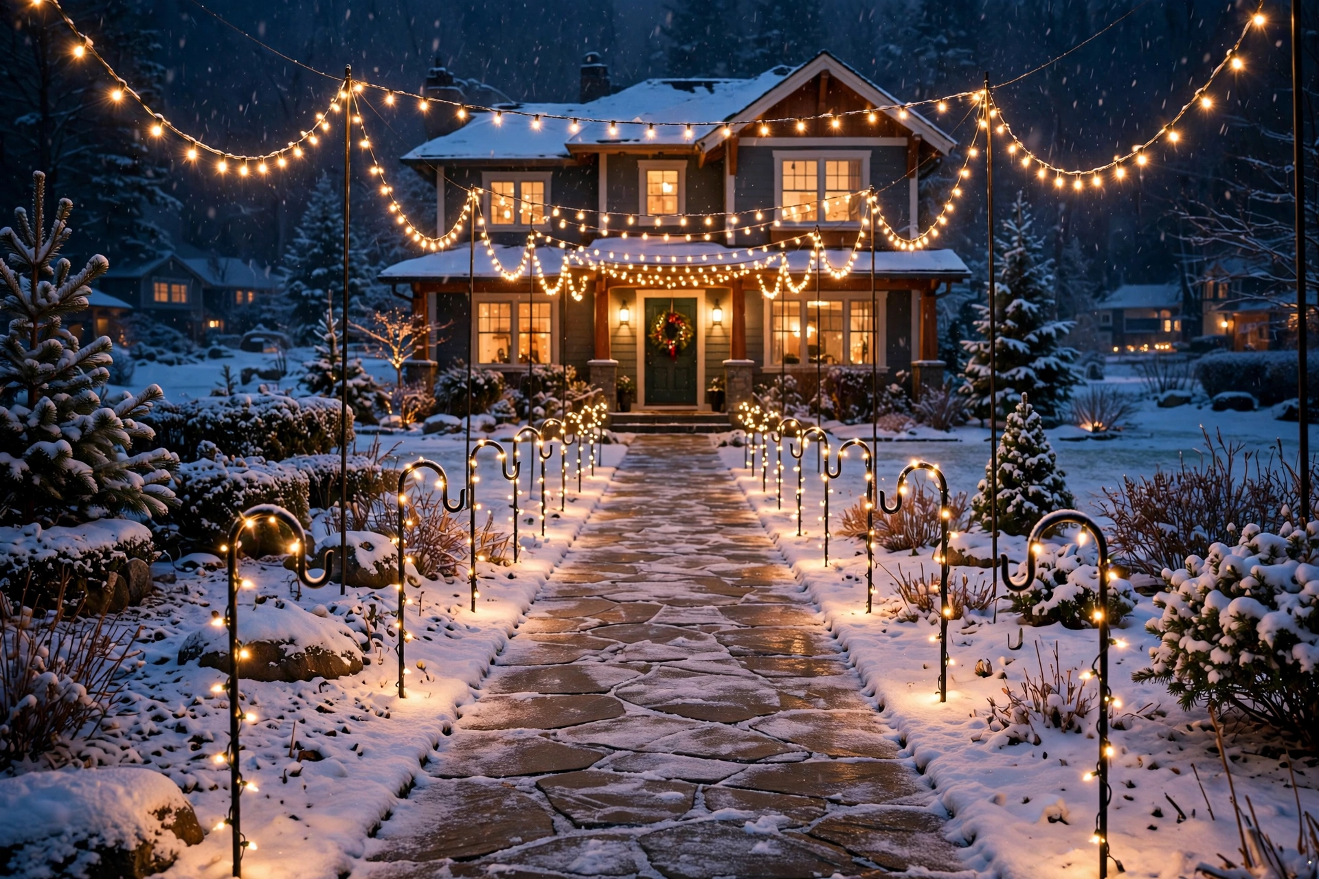 Glowing Walkway Stakes