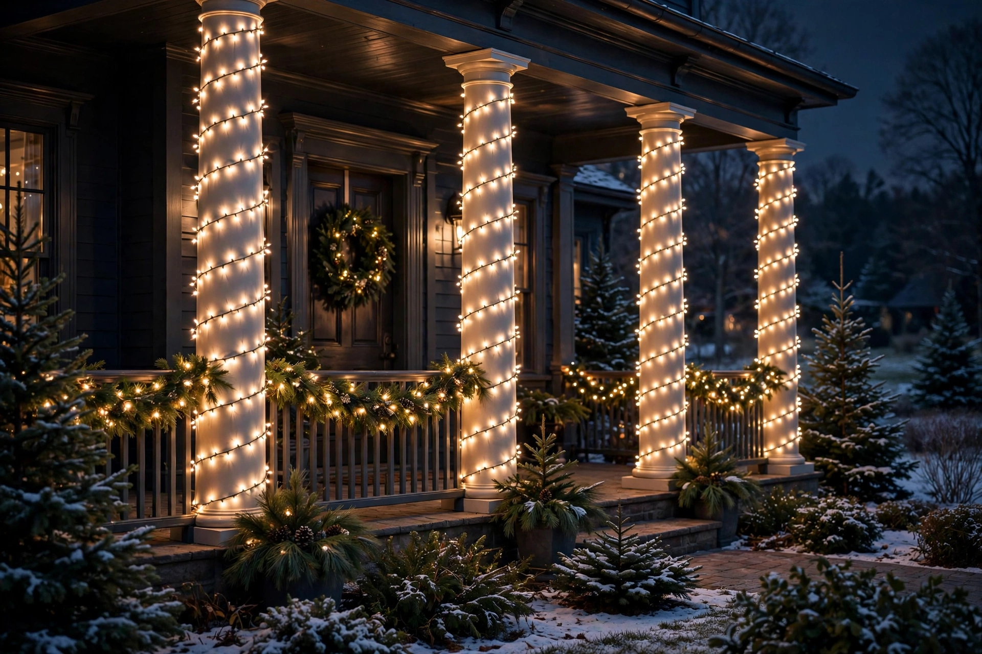 Porch Column Spirals