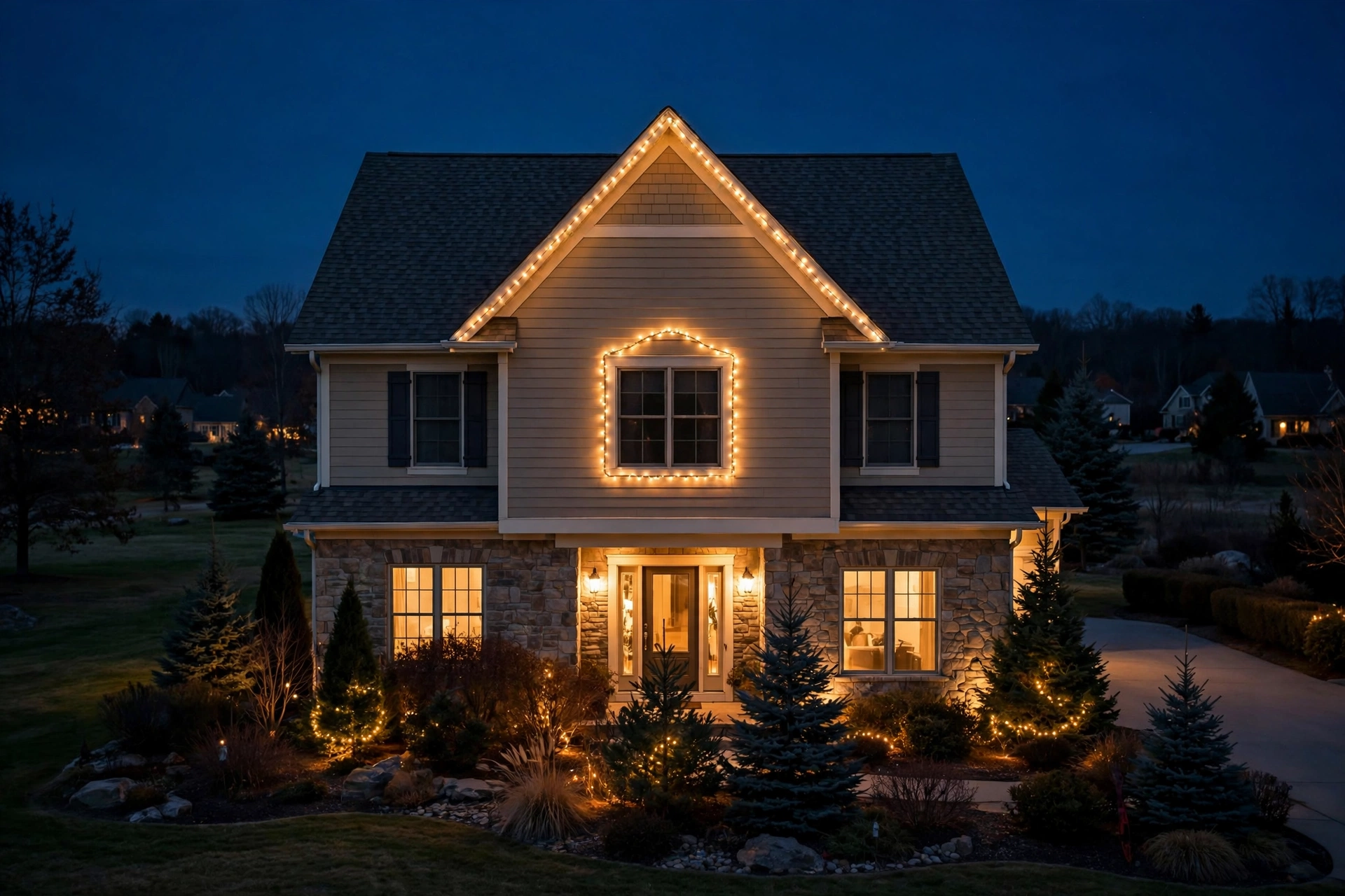 Second-Story Accent Lighting