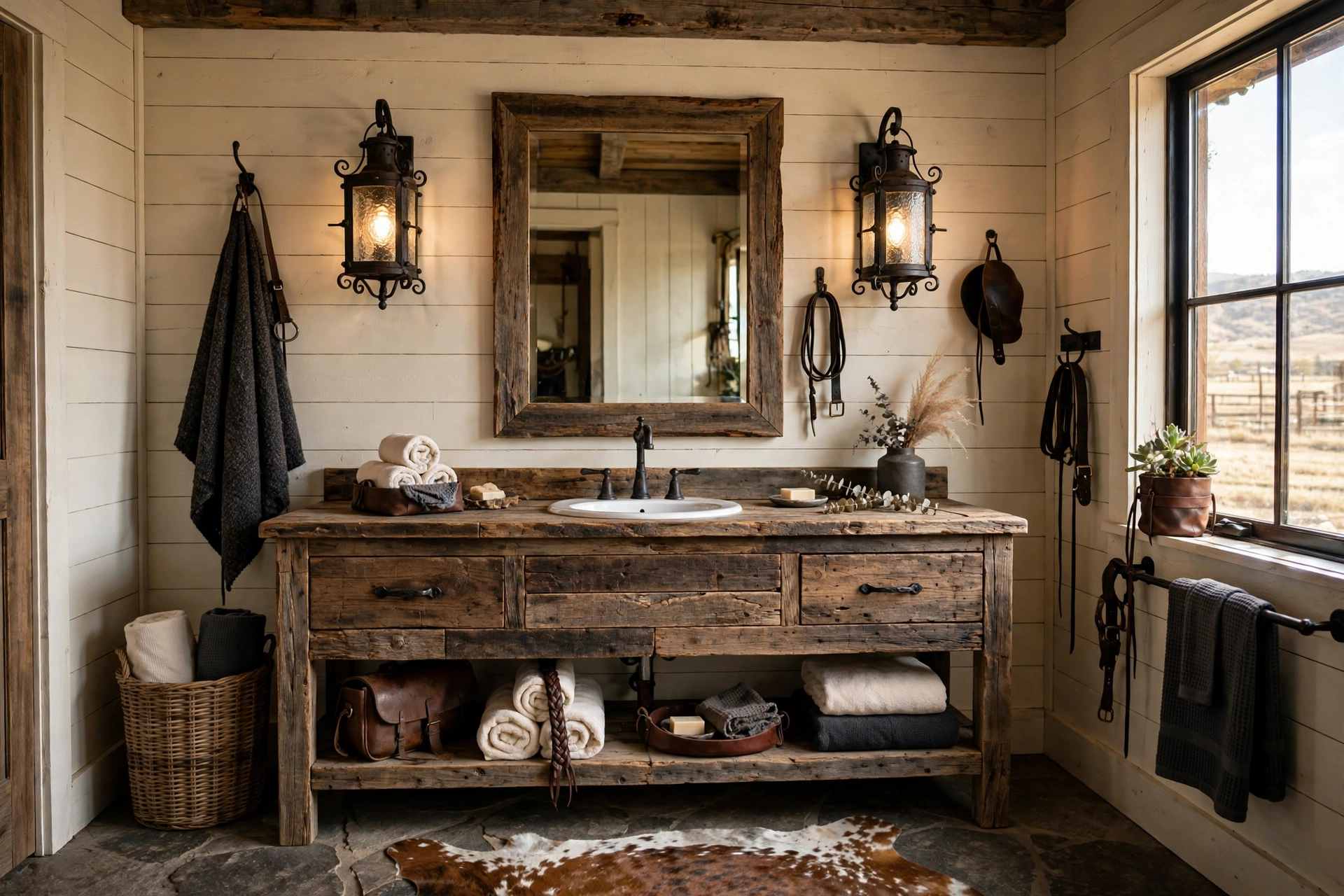 Add wrought iron lighting