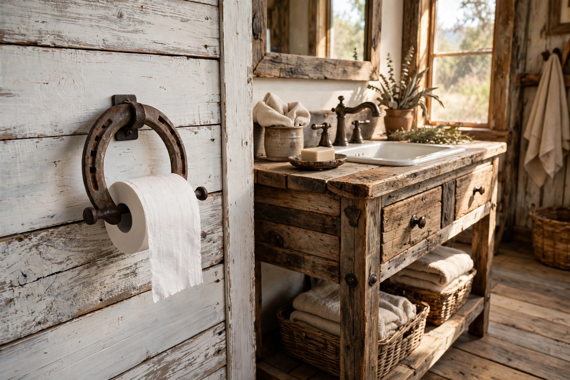 Add horseshoes sparingly and functionally