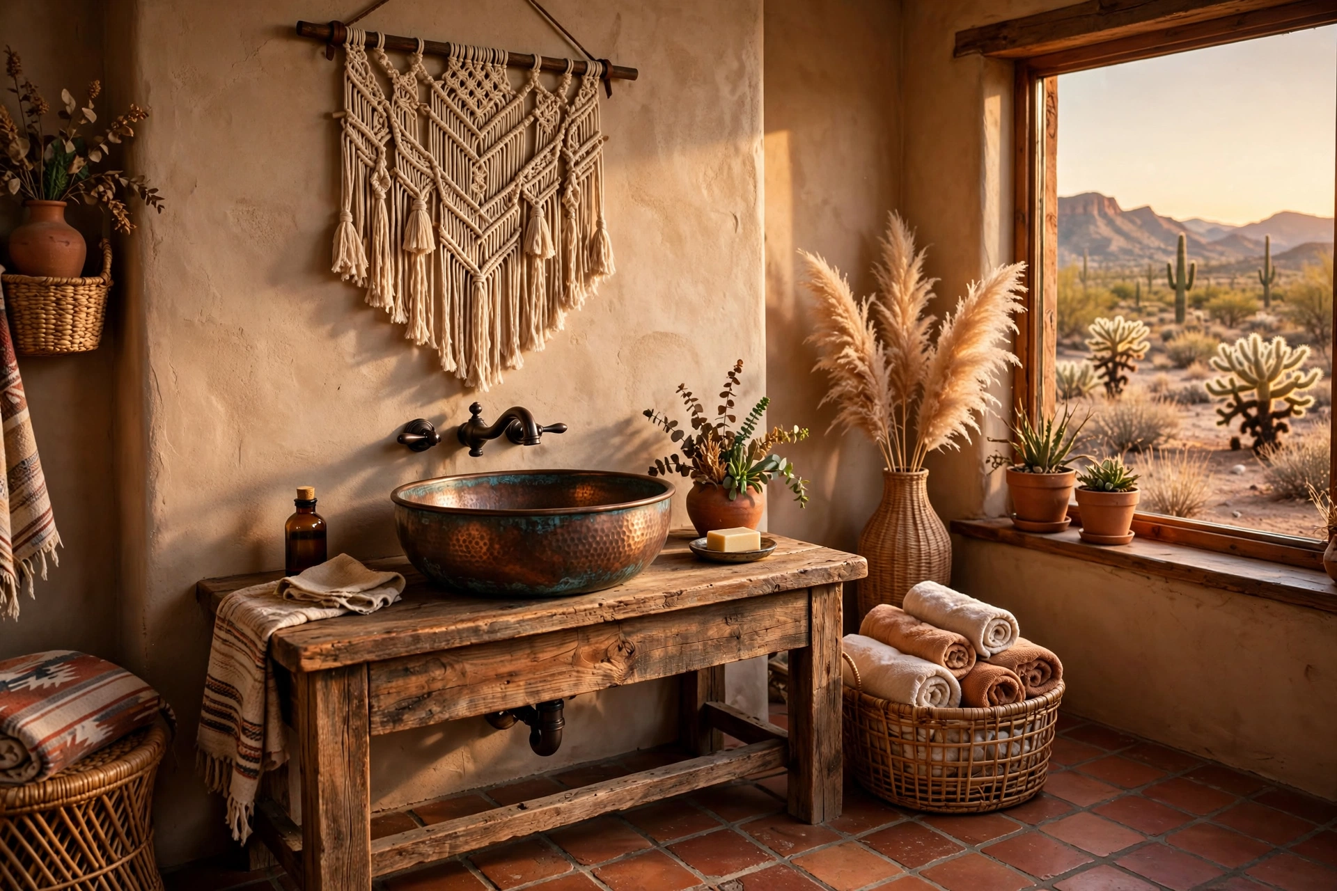 Choose a hammered copper sink