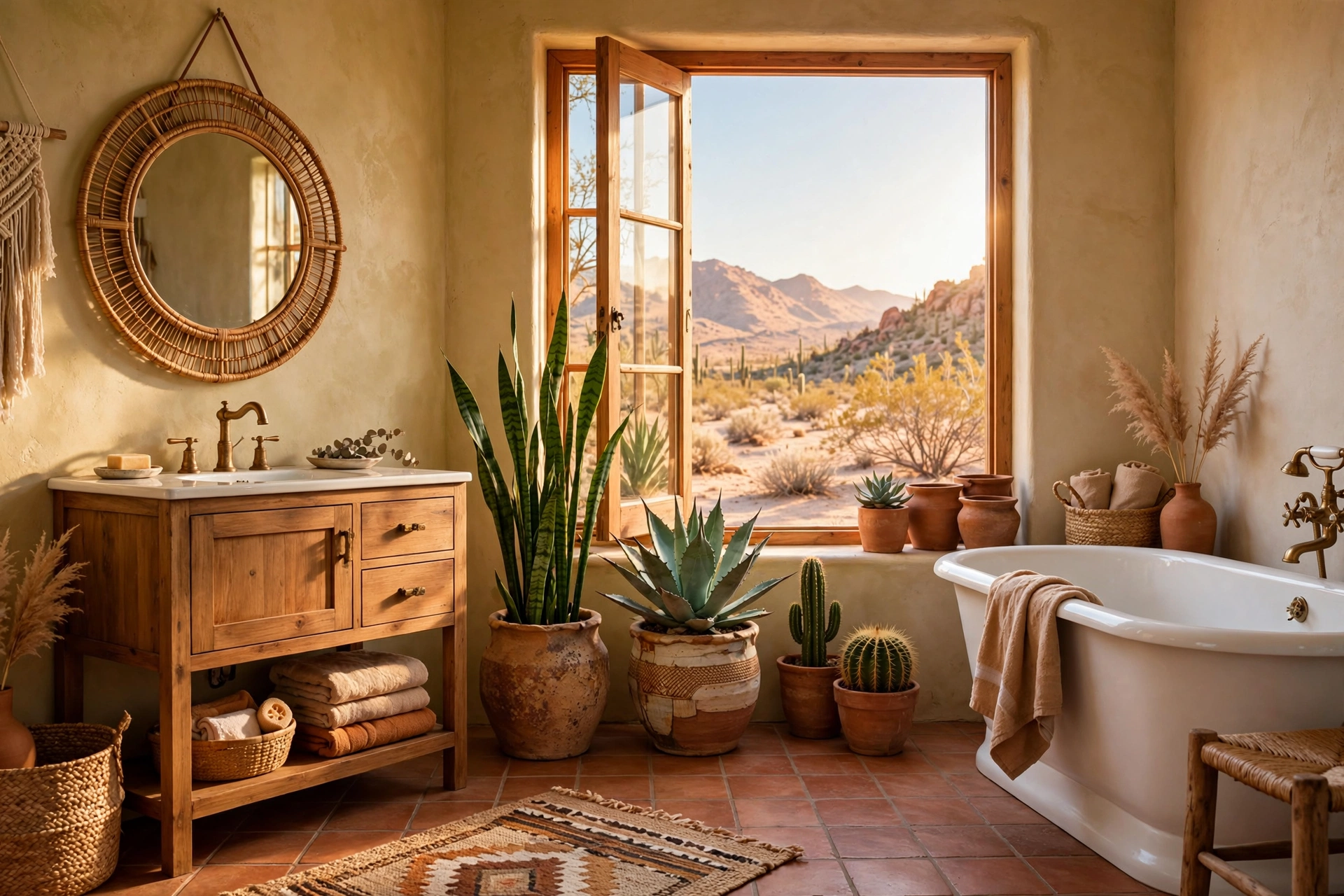 Bring the desert in with sculptural plants