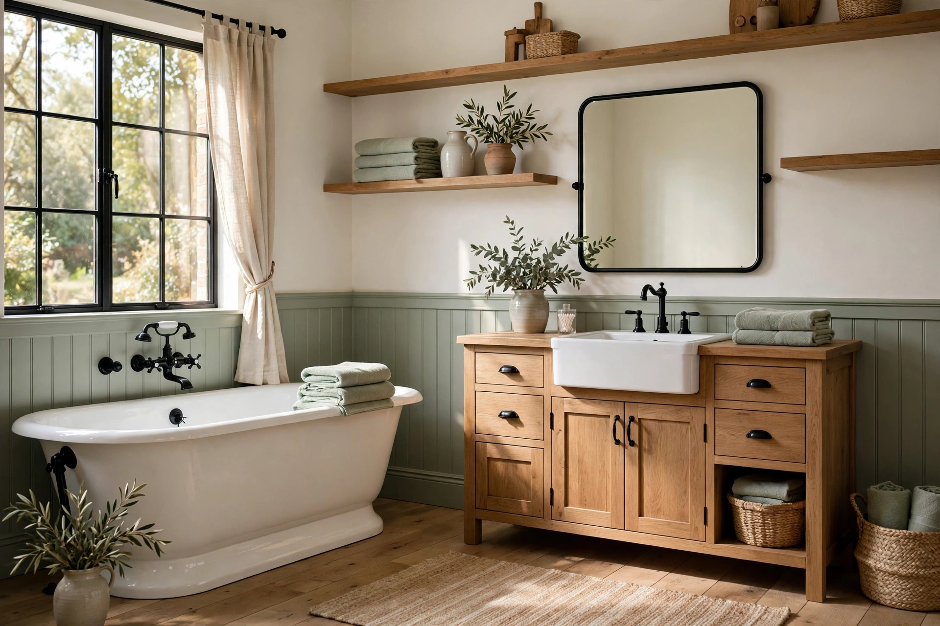 Commit to a soft neutral palette