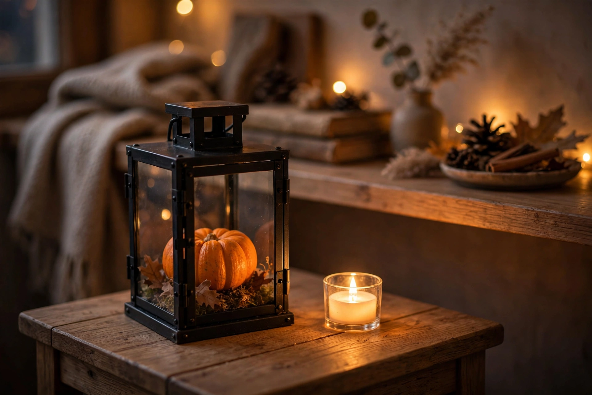 Pumpkin in a Lantern
