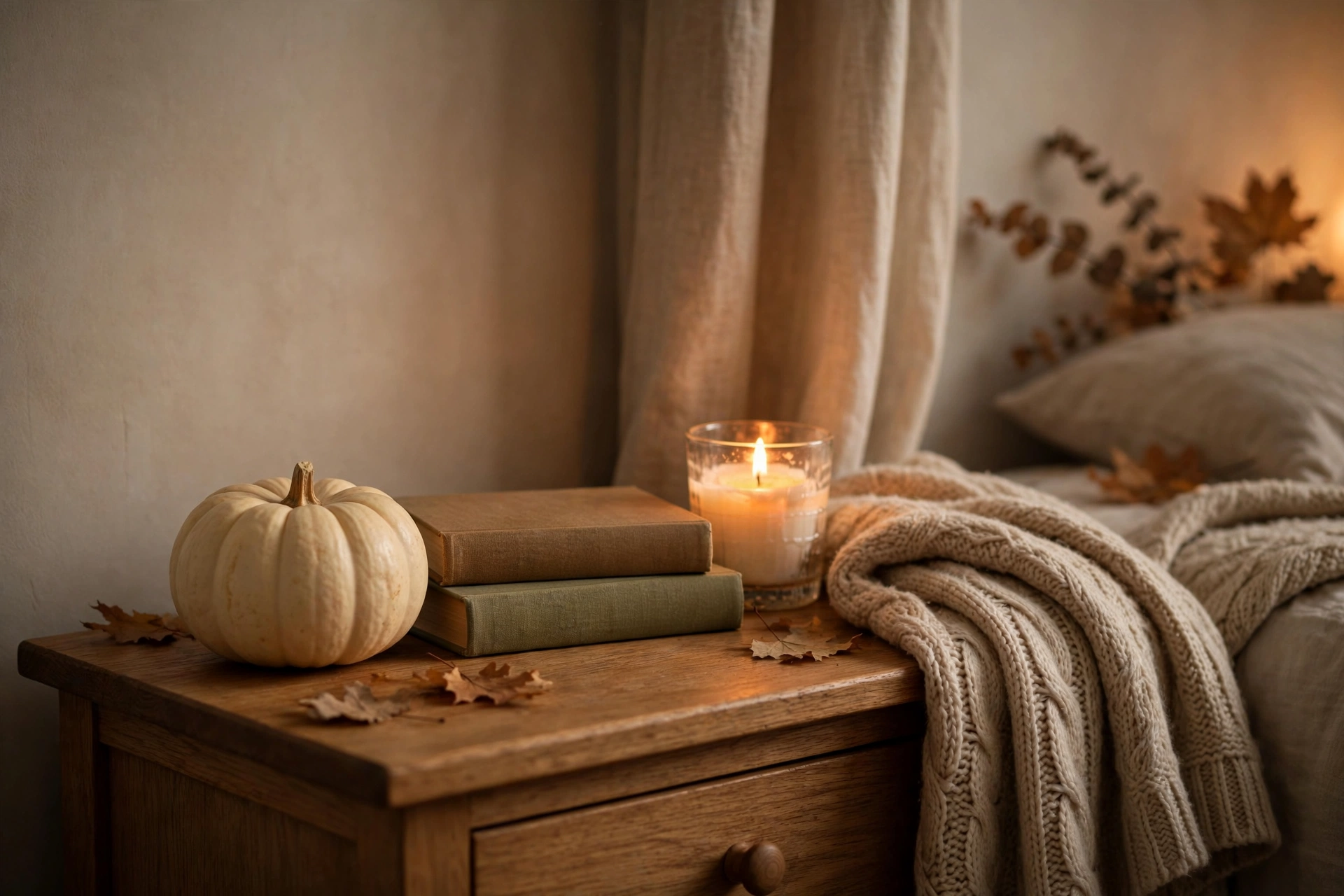 Bedside Table Pumpkin