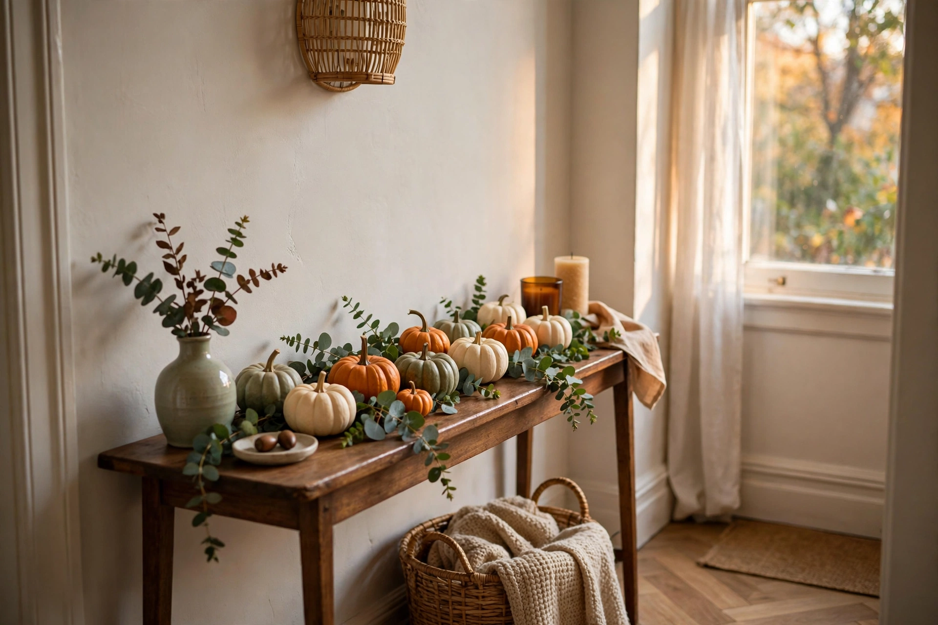 Narrow Hallway Runner Display