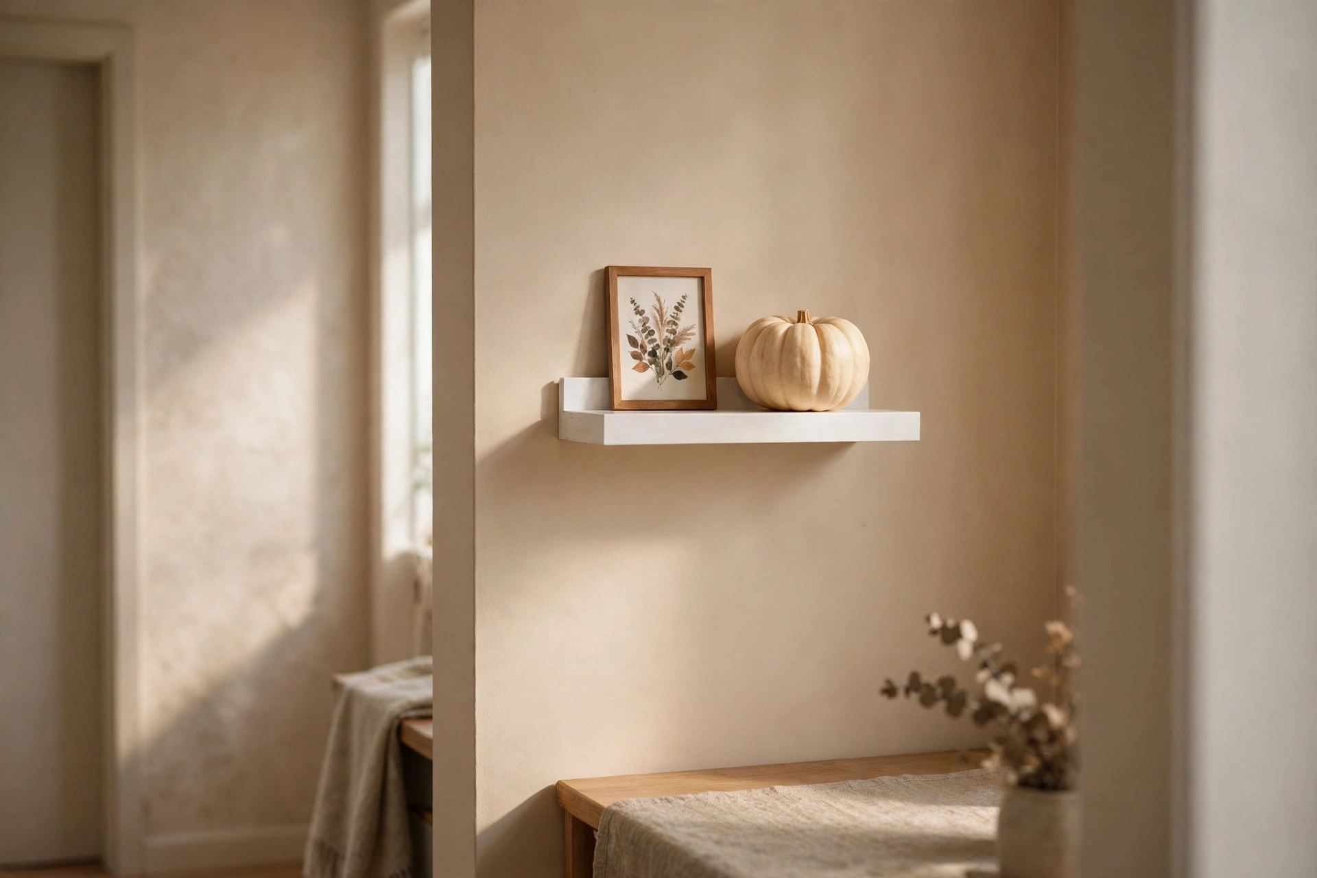 Wall-Mounted Mini Shelf