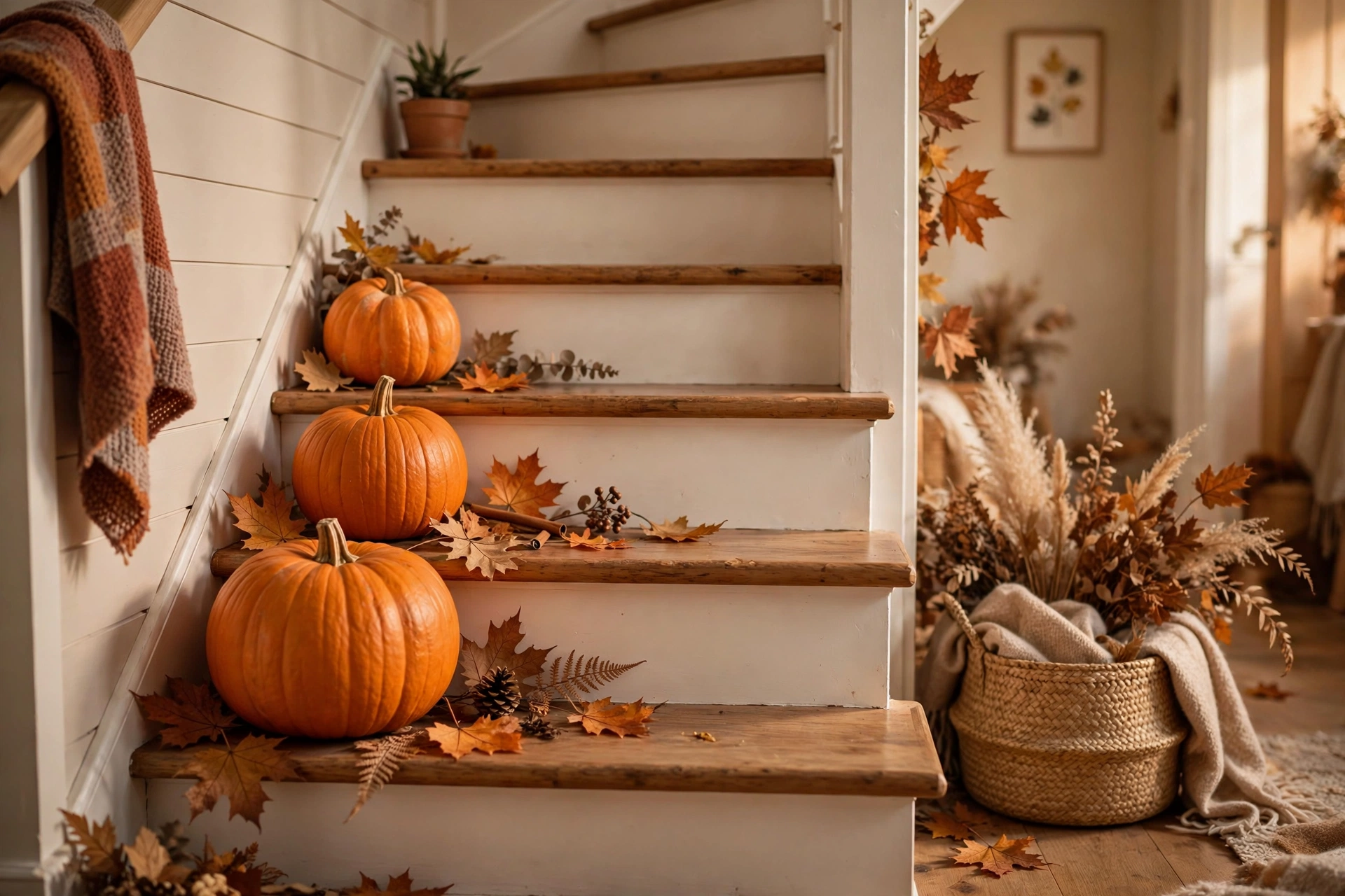 Stair-Step Pumpkin Cascade