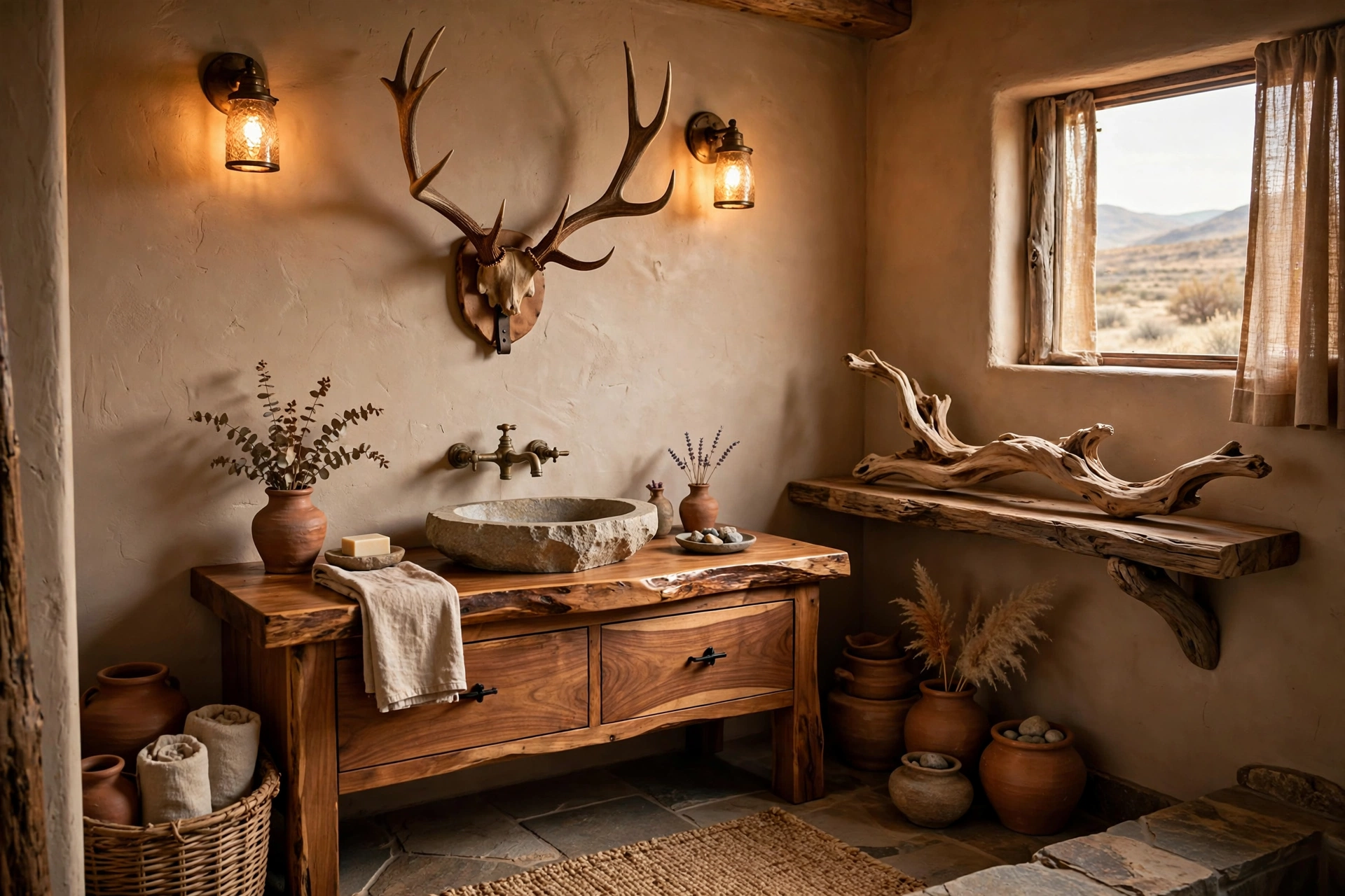 Display antler sheds and found wood