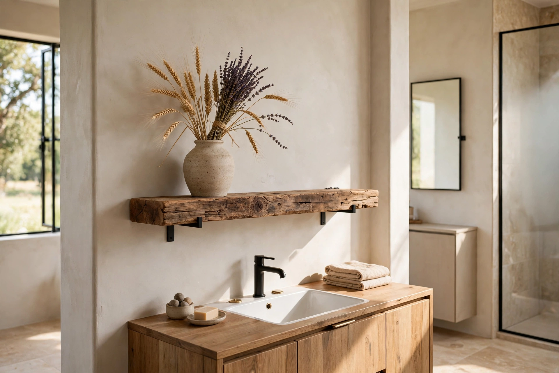 Style with dried florals and grasses