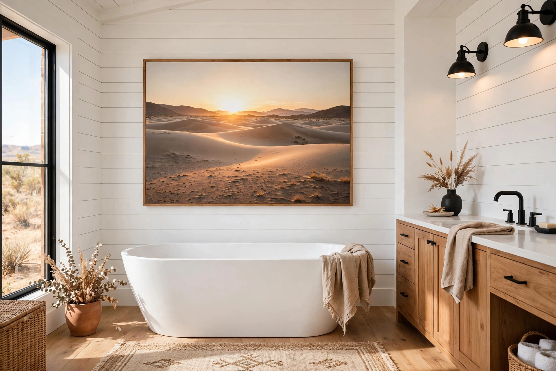 Go oversized with desert art