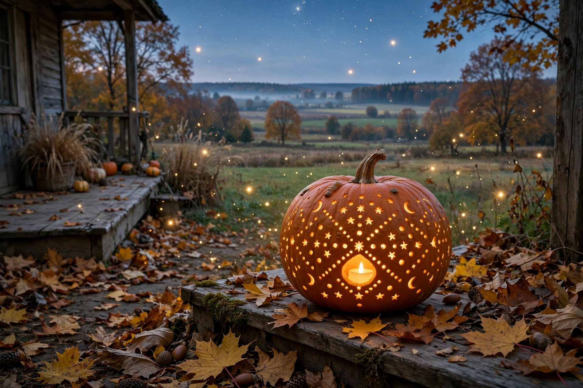 Pumpkin luminaries