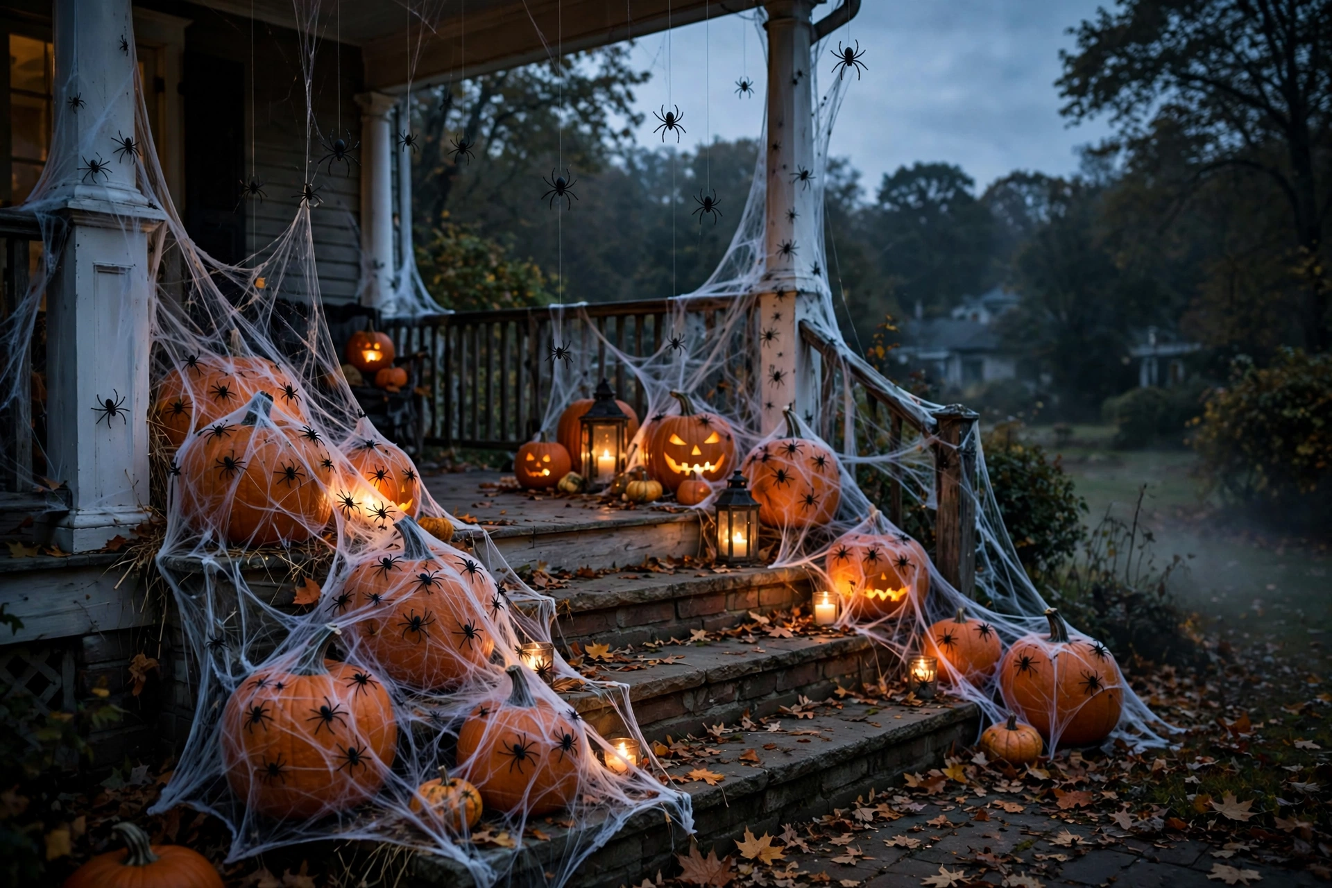 Spider Nest Pumpkins