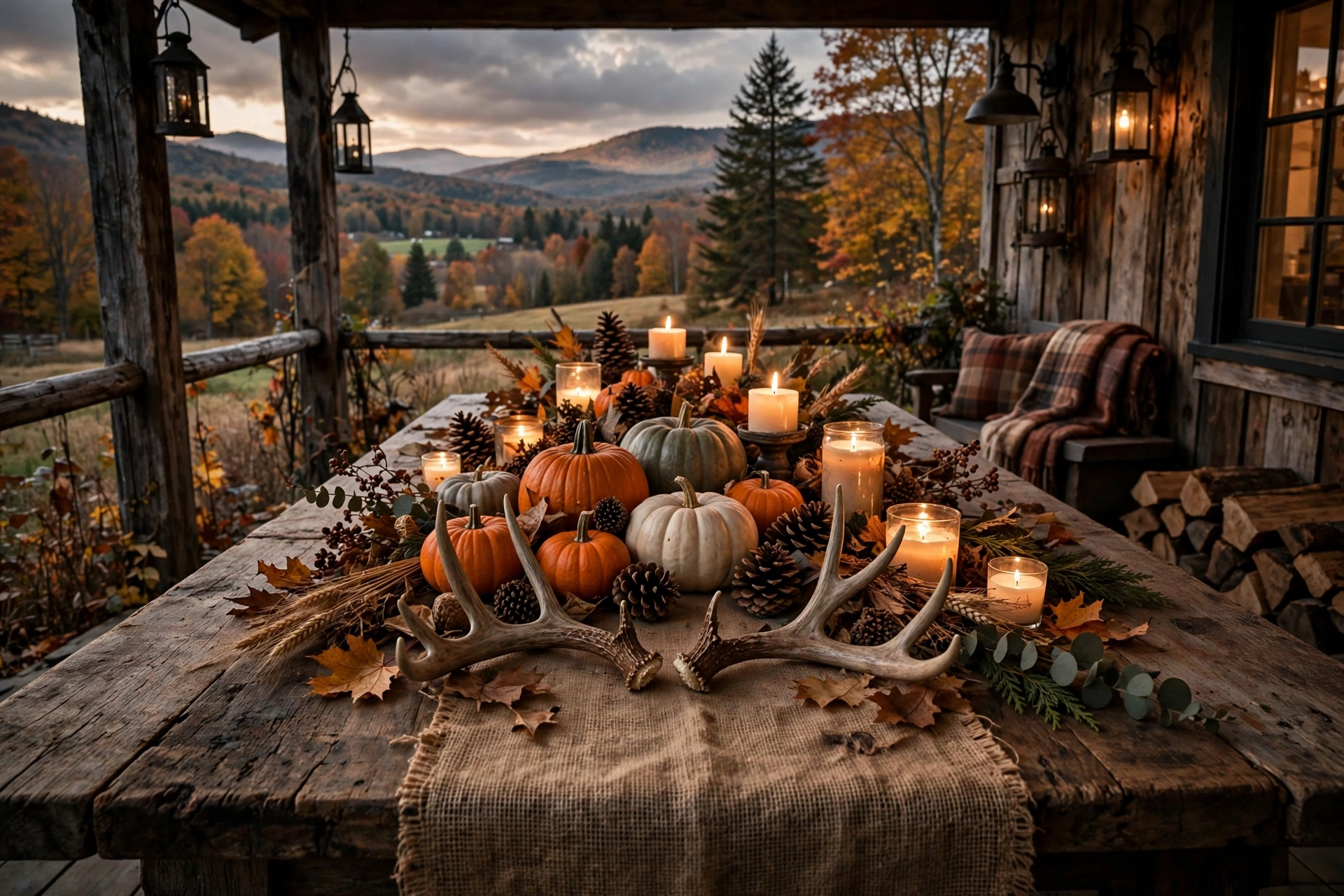 Faux Antler Table Centerpiece