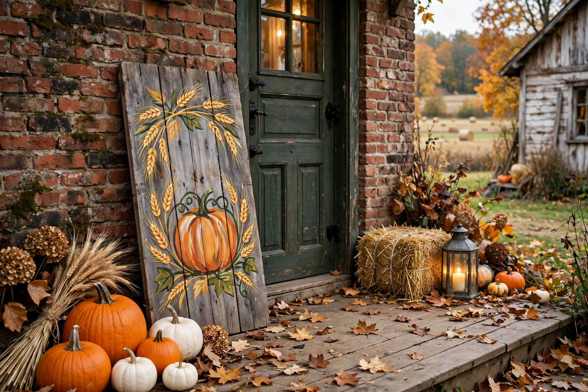 Harvest-Sign Entryway