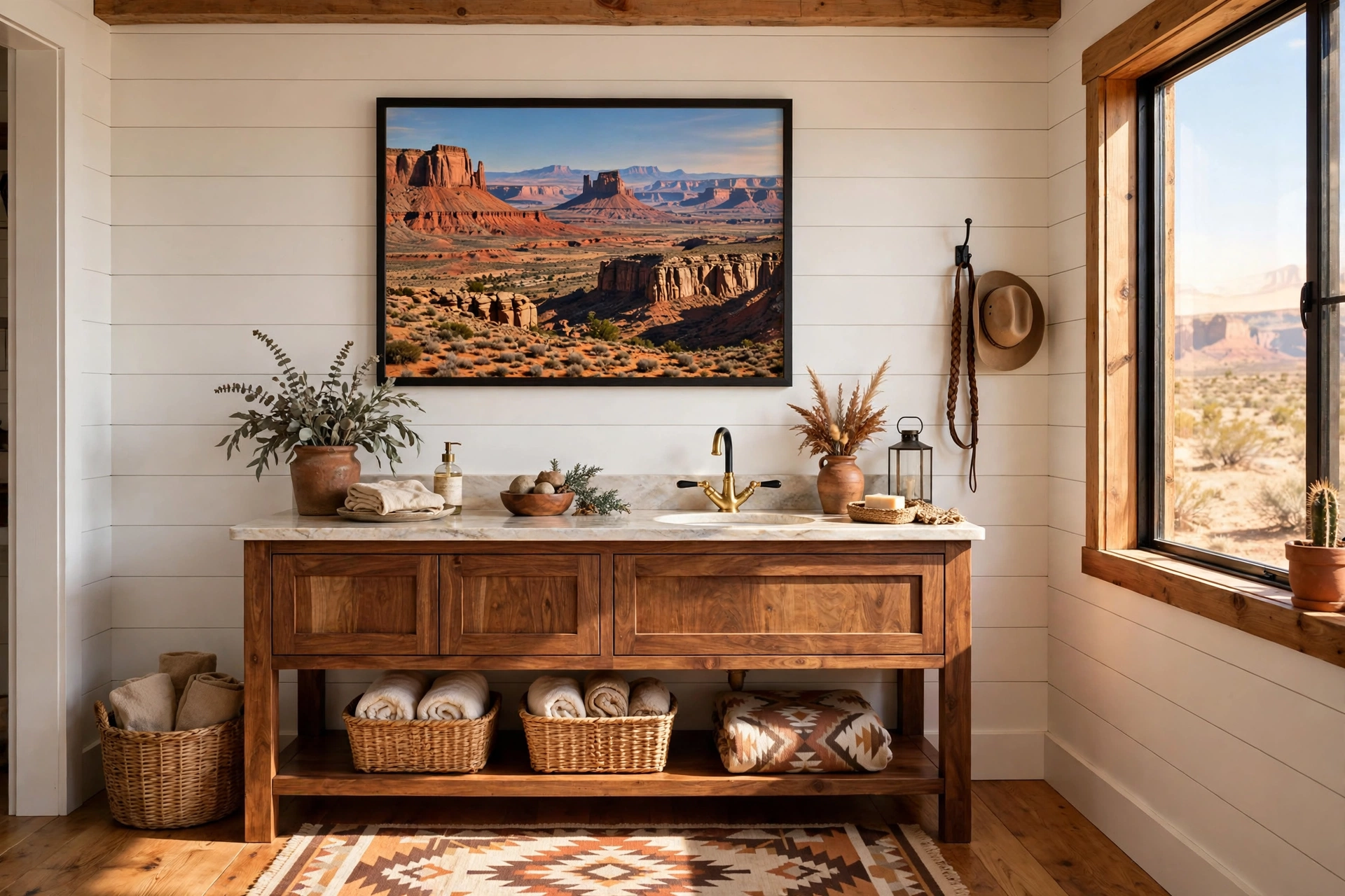 Hang desert landscape art
