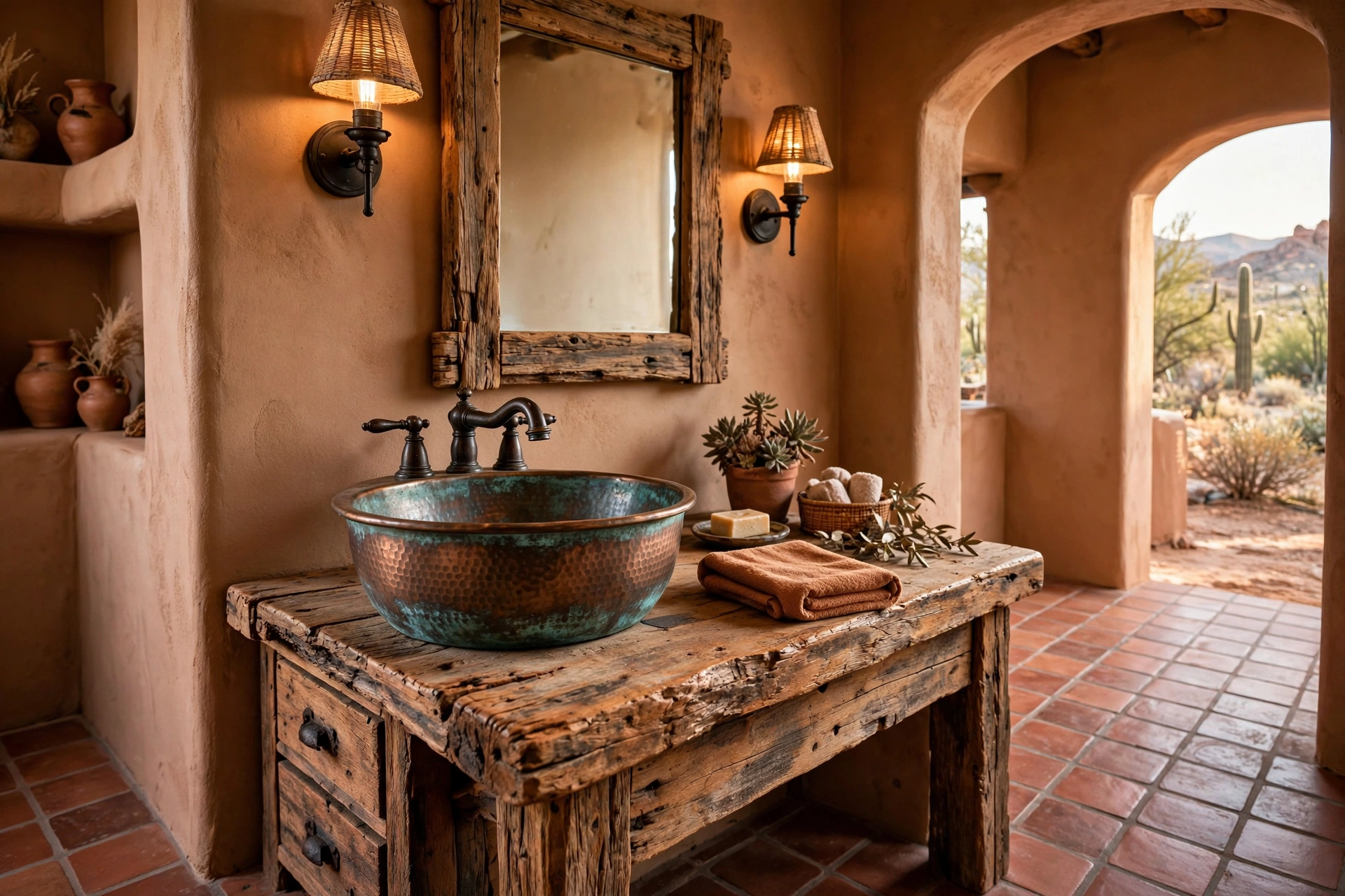 Install a copper vessel sink
