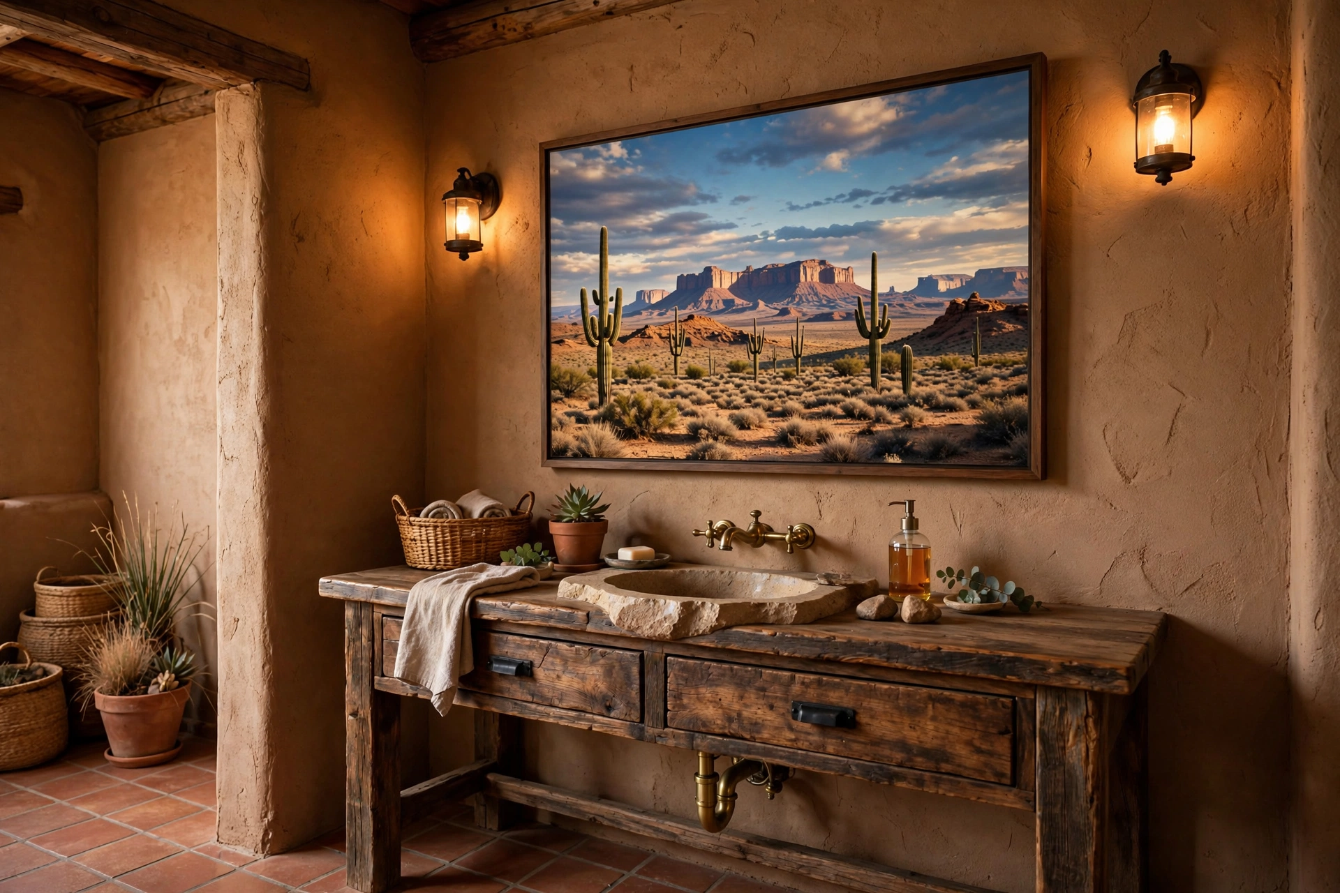Hang desert landscape art