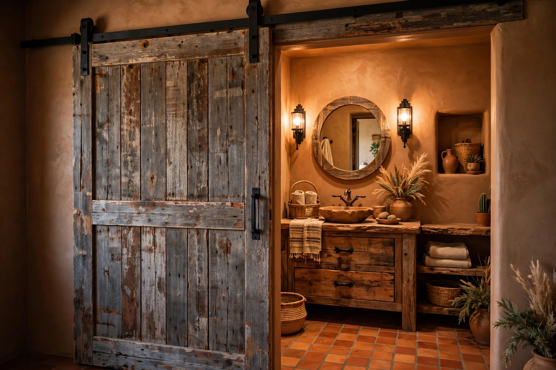 Hang a sliding barn door