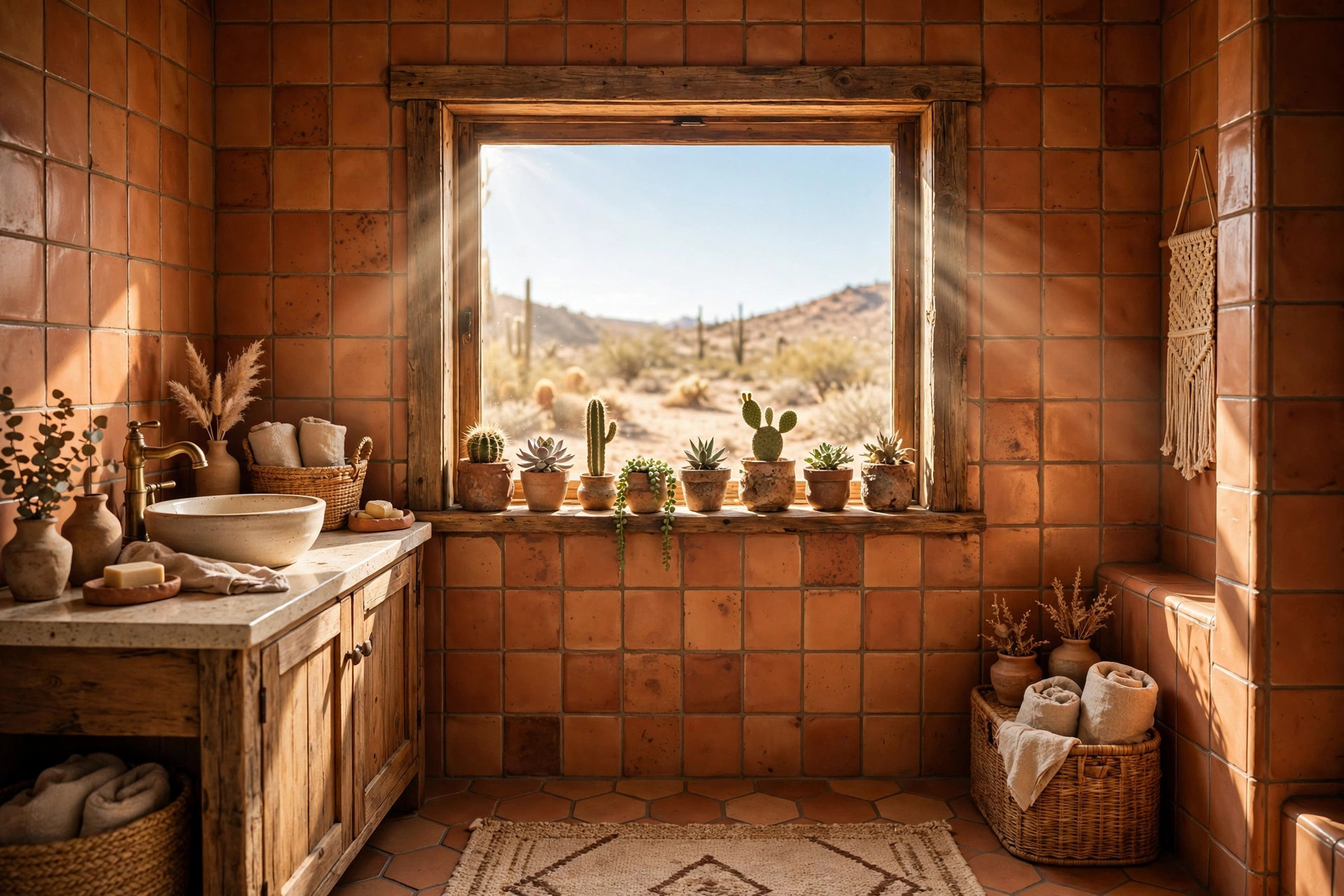 Build a cactus windowsill garden