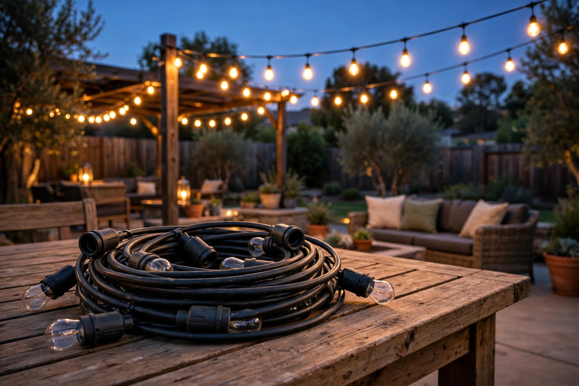 Outdoor-Rated String Light Strands