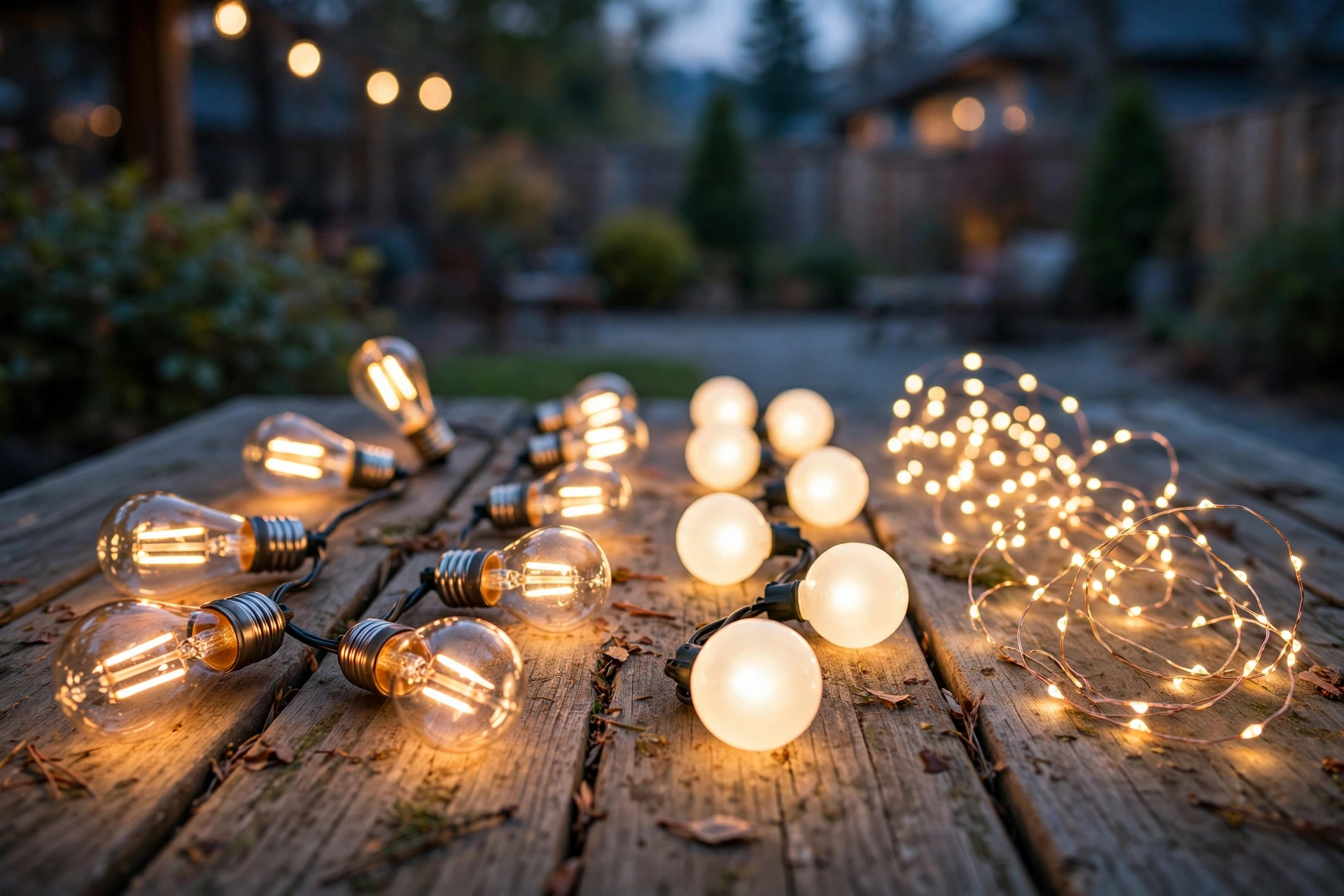 LED Bulbs: Edison, Globe, and Fairy Styles